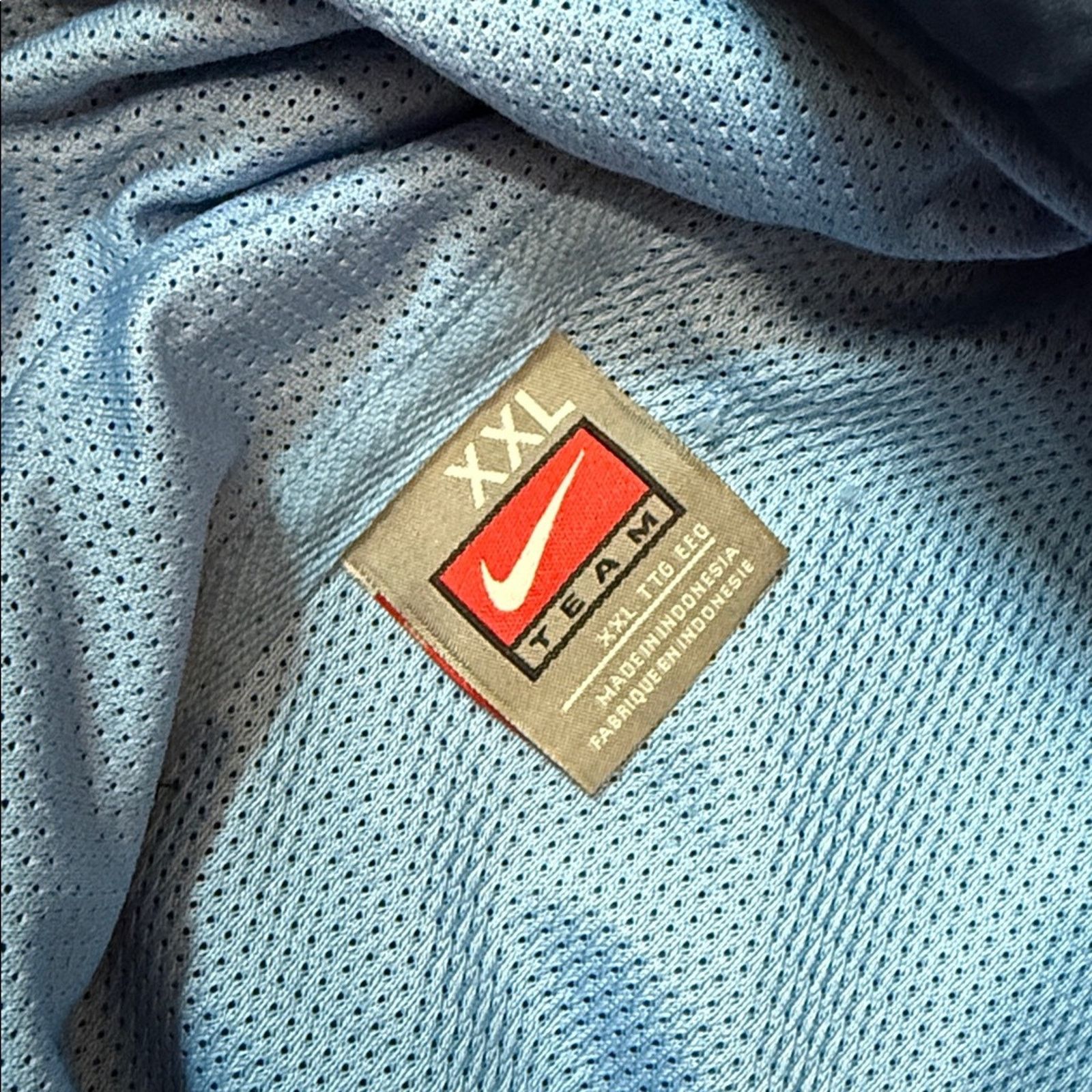 Nike NWOT 90s Nike Team UNC Lacrosse Quarter Zip Windbreaker Size US XXL / EU 58 / 5 - 12 Thumbnail