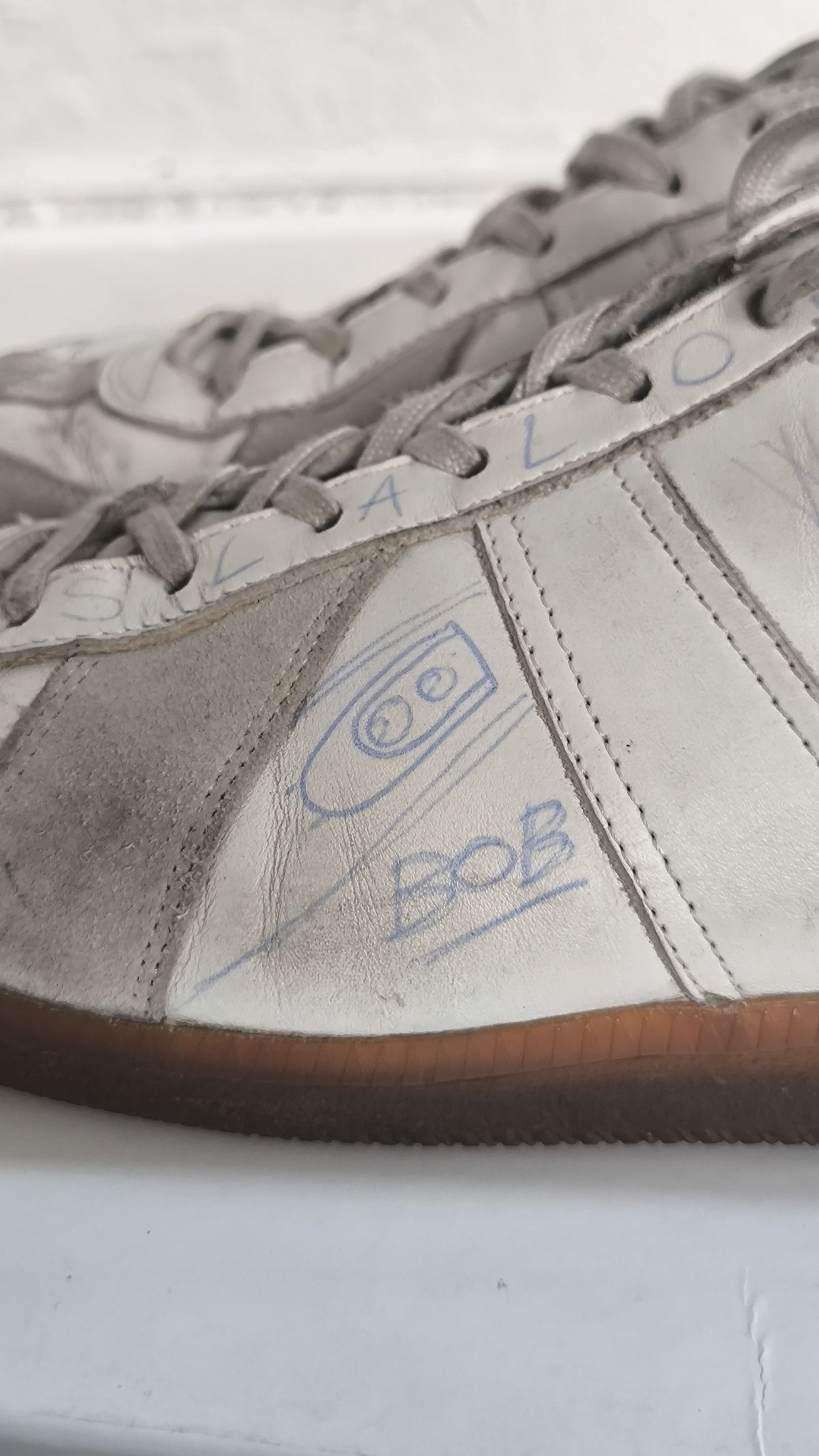 Maison Margiela 1/1 Unique Hand Drawn 2006 Turin Olympic Games Size US 9 / EU 42 - 8 Thumbnail