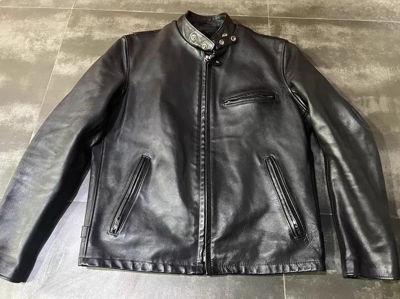 Schott Schott Classic stand-up collar coffee rider motorcycle bik Size US L / EU 52-54 / 3 - 1 Thumbnail