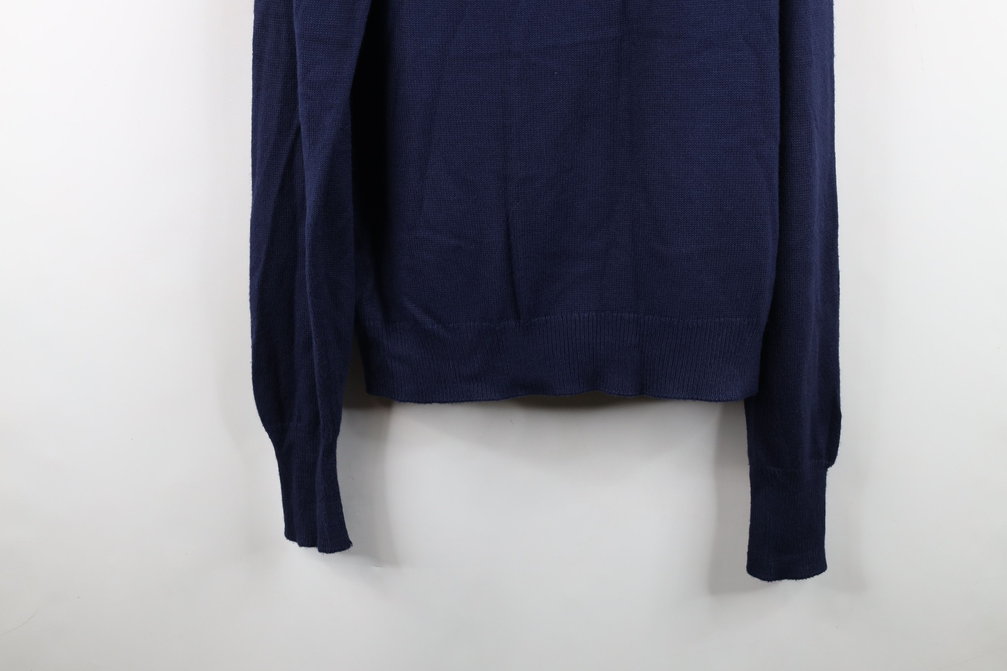 Vintage Vintage 60s 70s Streetwear Collared Pullover Sweater Blue Size US L / EU 52-54 / 3 - 14 Thumbnail