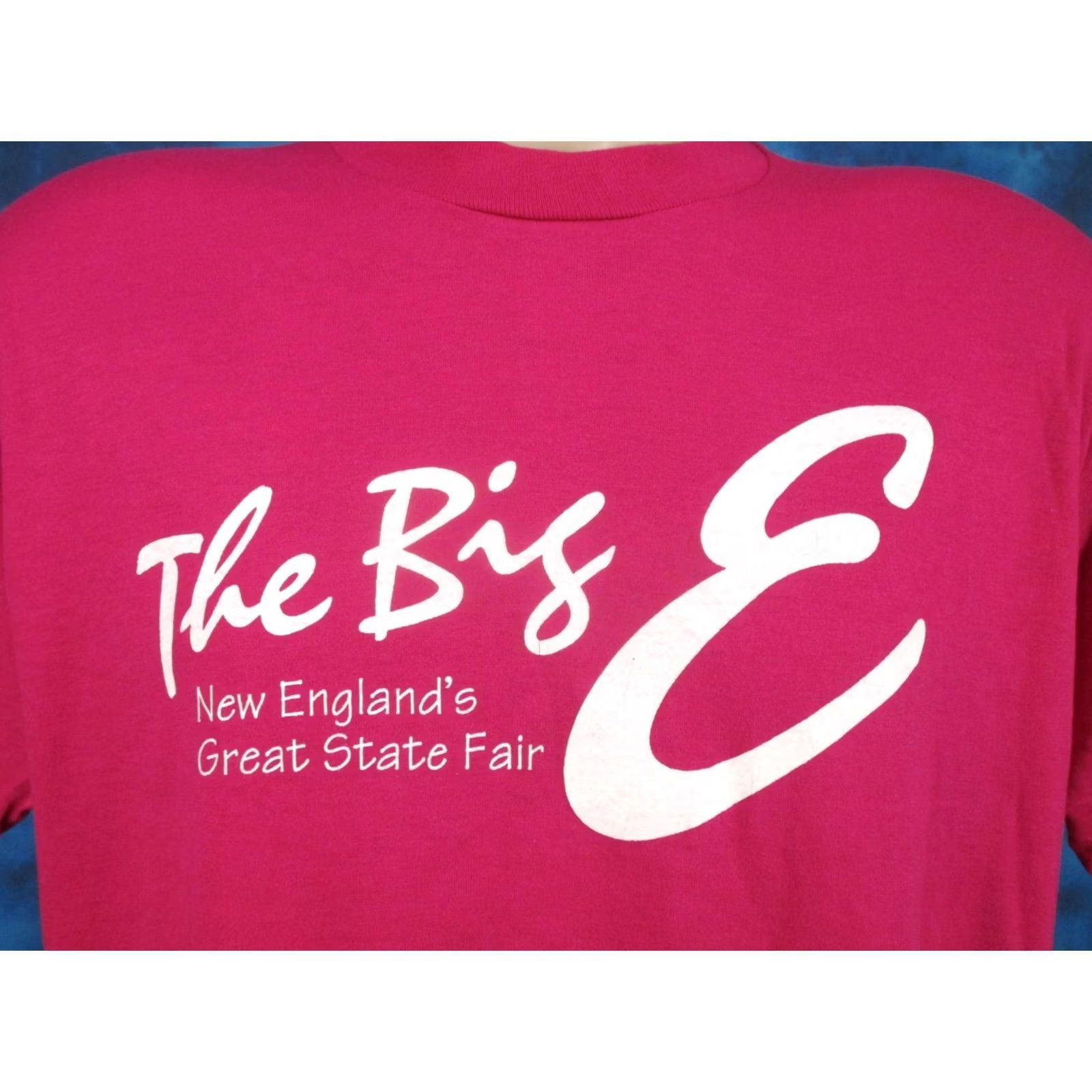 Vintage VINTAGE 80s THE BIG E EXPO NEW ENGLAND STATE FAIR PAPER THIN T-Shirt L eastern Shirt Mens XS-XL not applicable Size US L / EU 52-54 / 3 - 4 Thumbnail