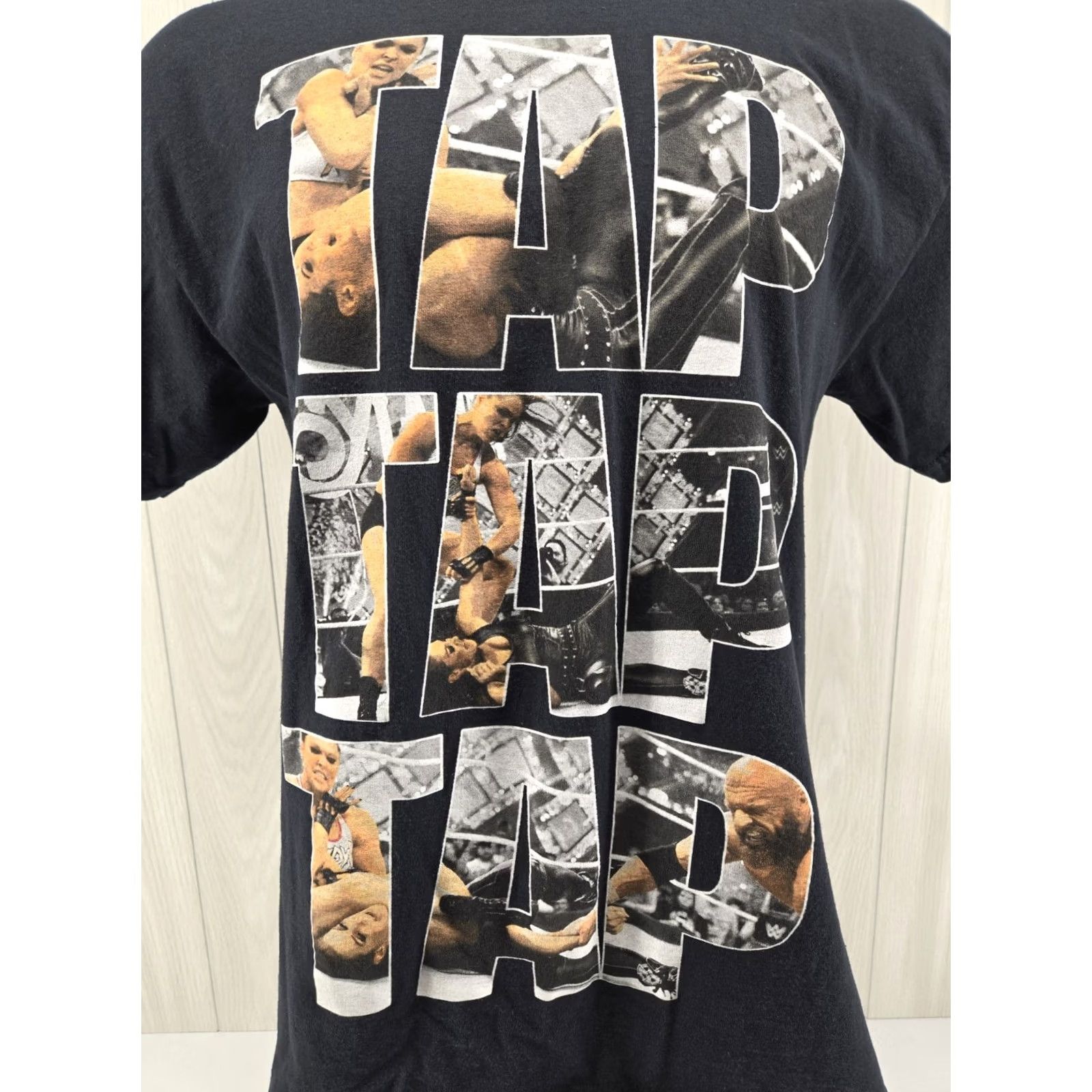 Vintage WWE Ronda Rousey T Shirt Mens Large Short Sleeve Black Wrestling Tee Tap Size US L / EU 52-54 / 3 - 3 Thumbnail