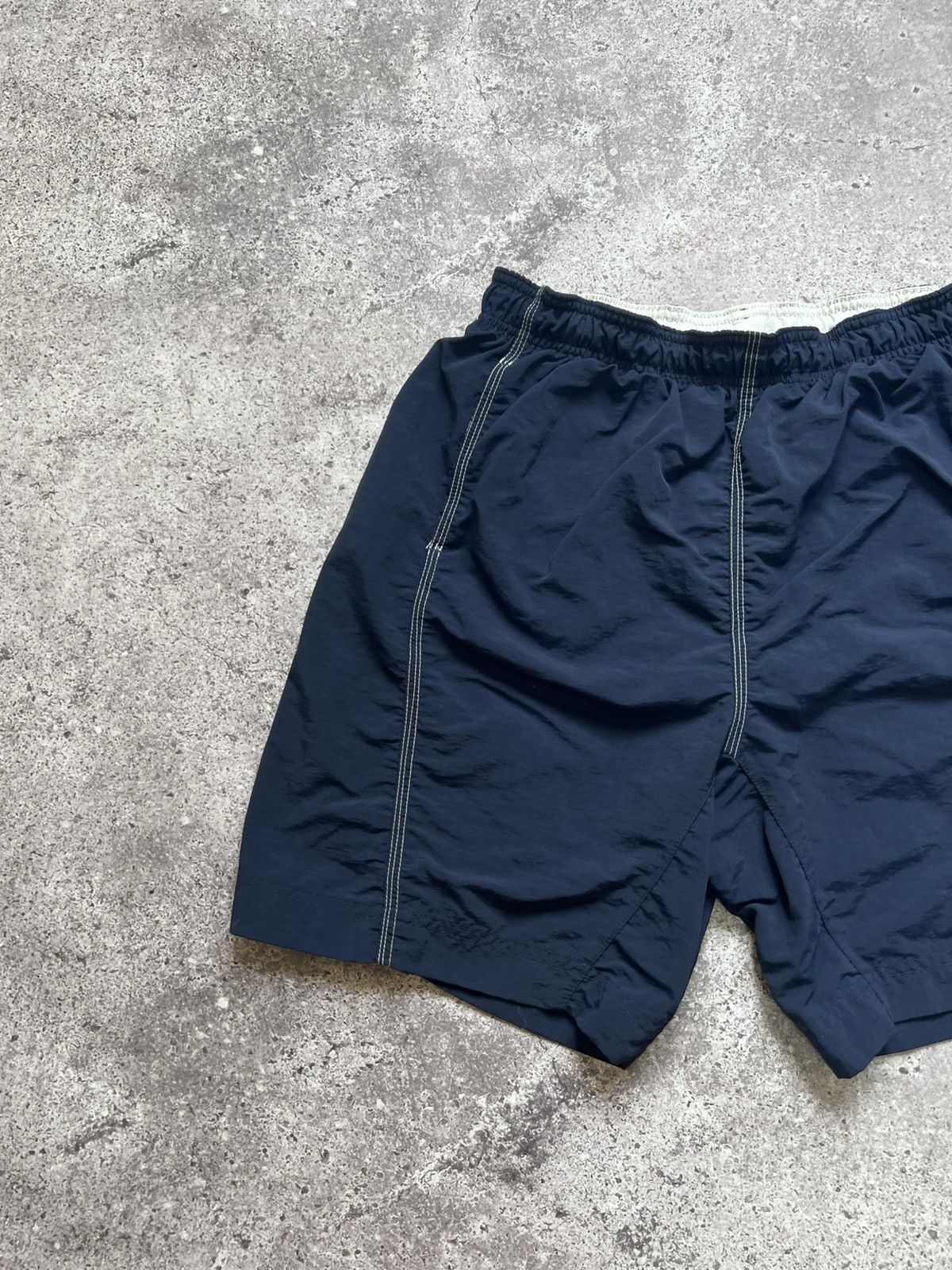 Nike × Vintage 2000s Vintage Nike Shorts Swoosh Blue Men's Size US 32 / EU 48 - 4 Thumbnail
