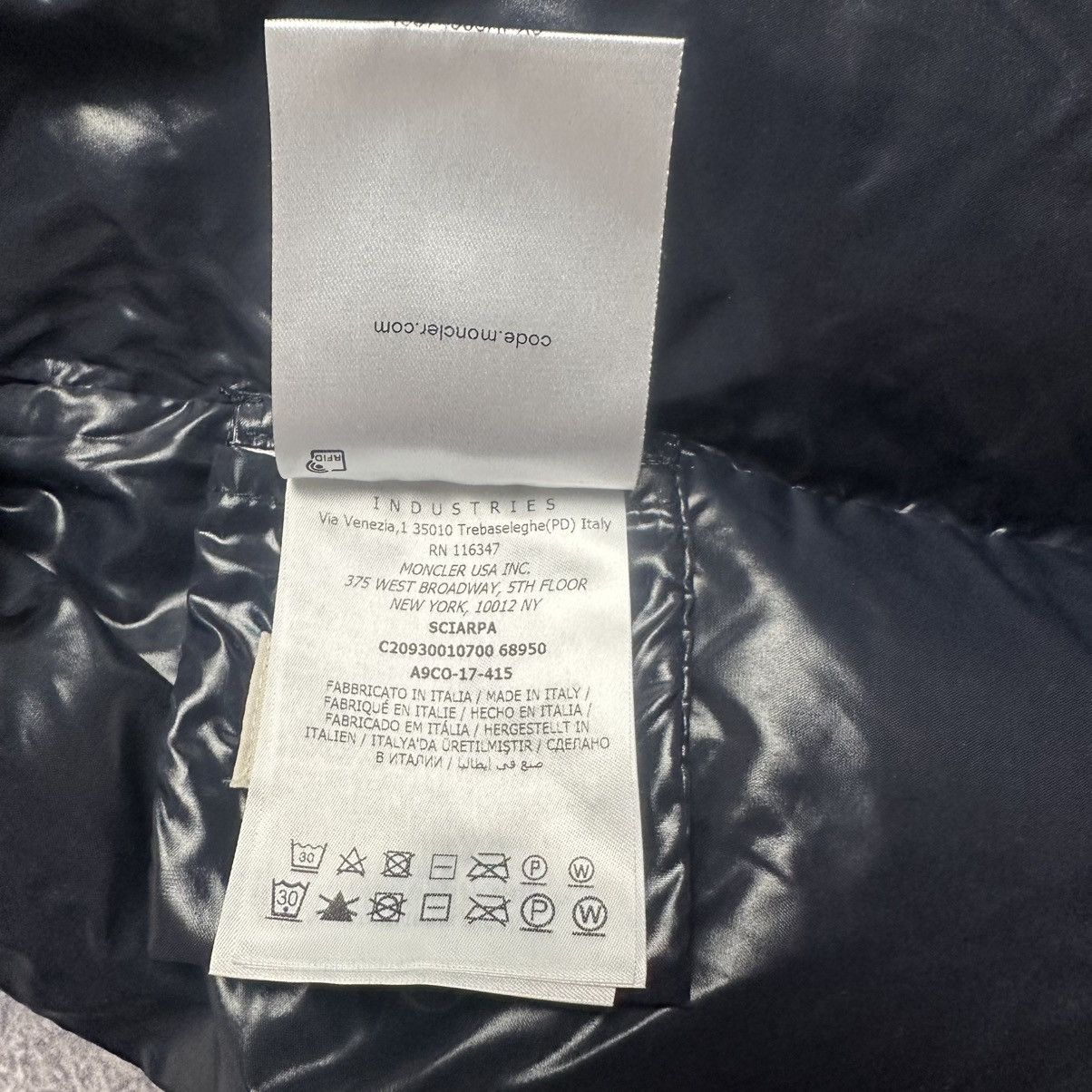 Moncler moncler puffer scarf vintage Size ONE SIZE - 6 Thumbnail