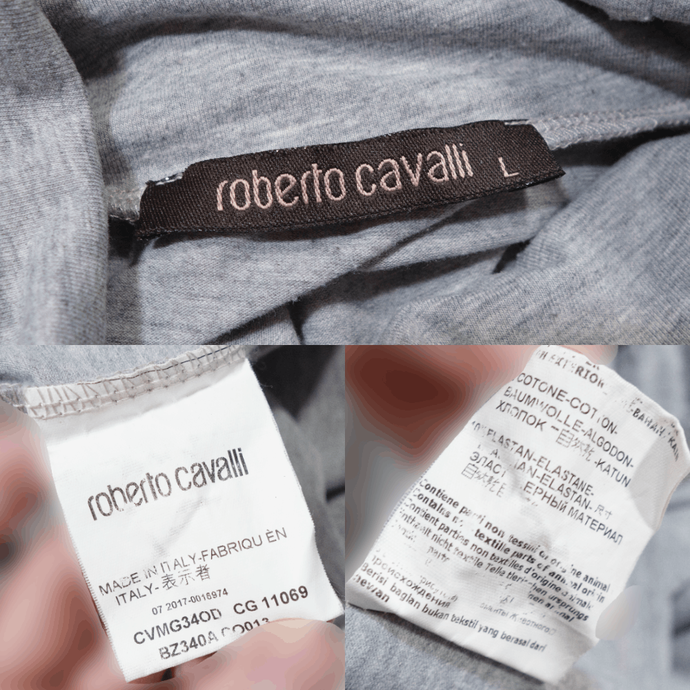 Just Cavalli 00S Turtleneck Vintage Size US L / EU 52-54 / 3 - 7 Thumbnail