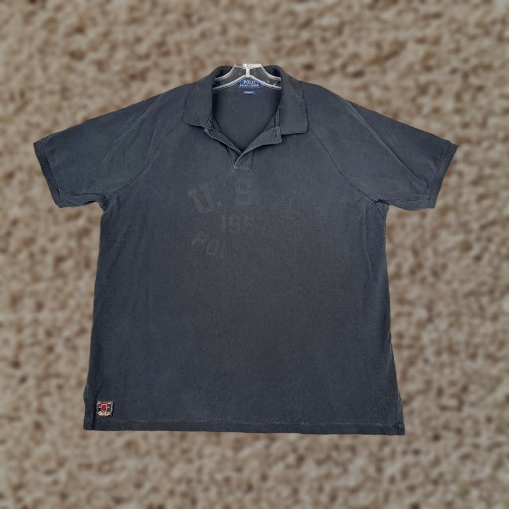 Ralph Lauren VINTAGE Polo Ralph Lauren Shirt Men 2XL Black Short Sleeve Custom Fit Cotton Read Size US XXL / EU 58 / 5 - 1 Thumbnail