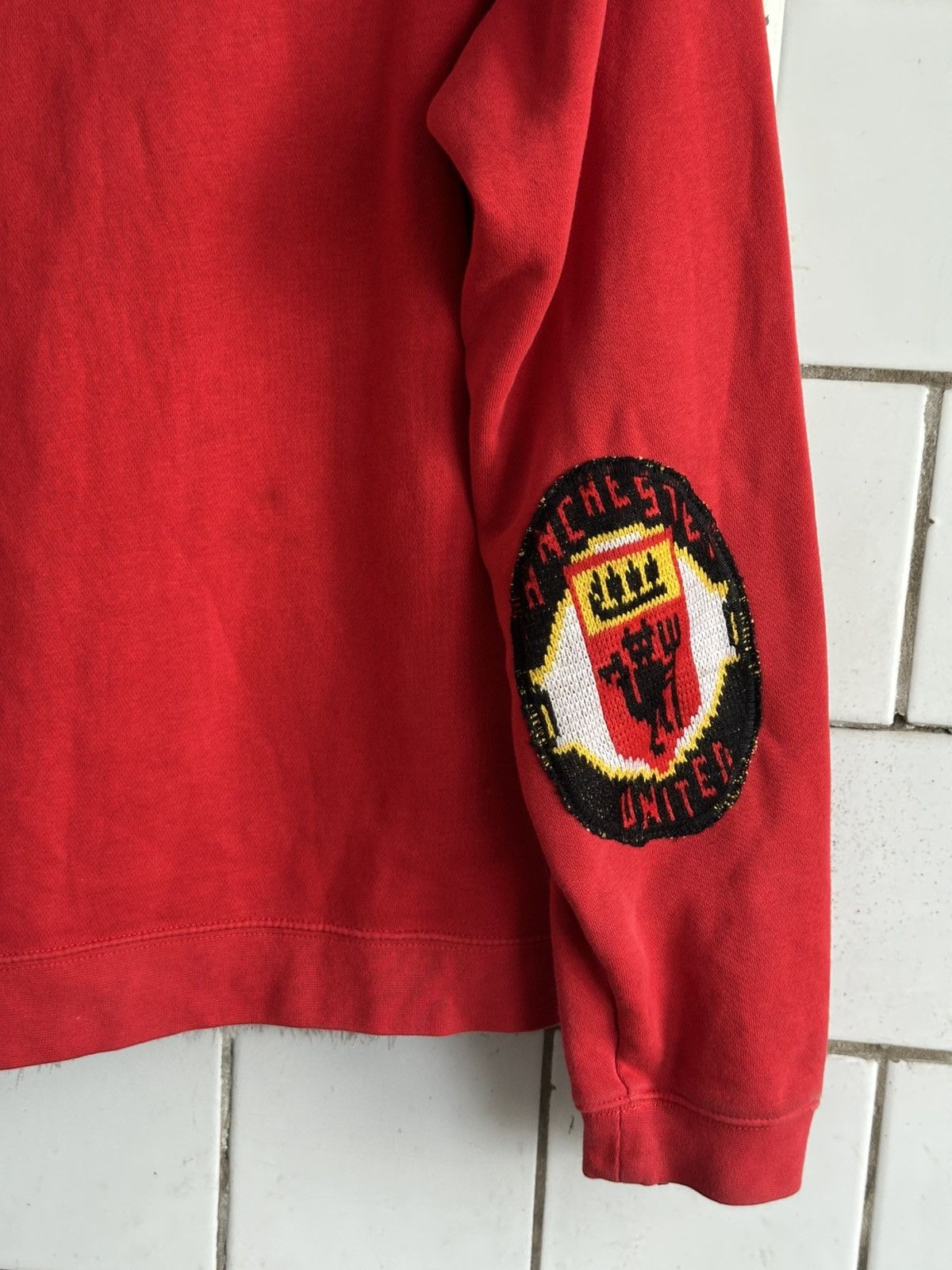 Nike Vintage Japanese Style Nike & Manchester United Custom Zip Size US M / EU 48-50 / 2 - 12 Thumbnail