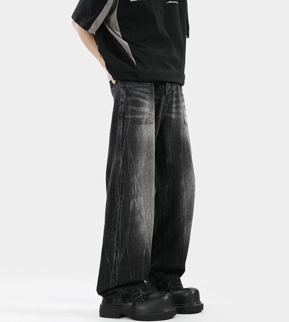 Japanese Brand × Jean American cleanfit washed straight distressed flared jeans Size US 32 / EU 48 - 3 Thumbnail