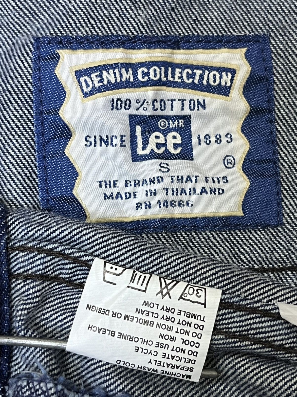 Lee Grail🔥Vintage 90s LEE wildcats Chelsea trucker denim jackets Size US S / EU 44-46 / 1 - 15 Thumbnail