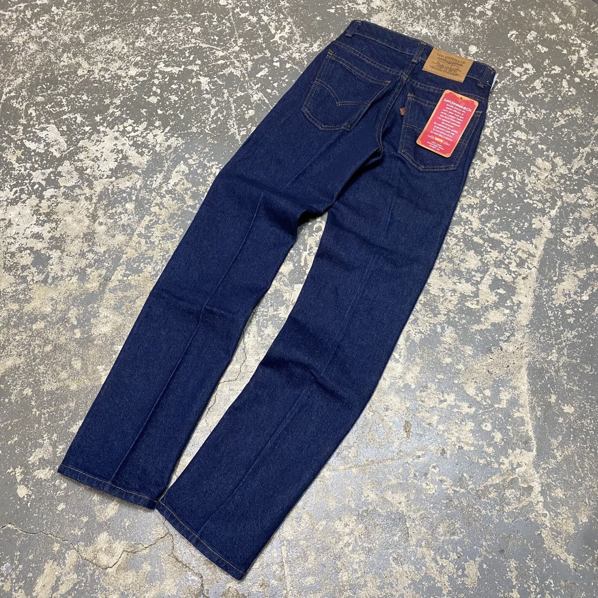Levi's × Vintage Vintage Levi’s Straight Leg 709-0216 80s Denim Jeans USA NWT Size US 27 - 2 Thumbnail