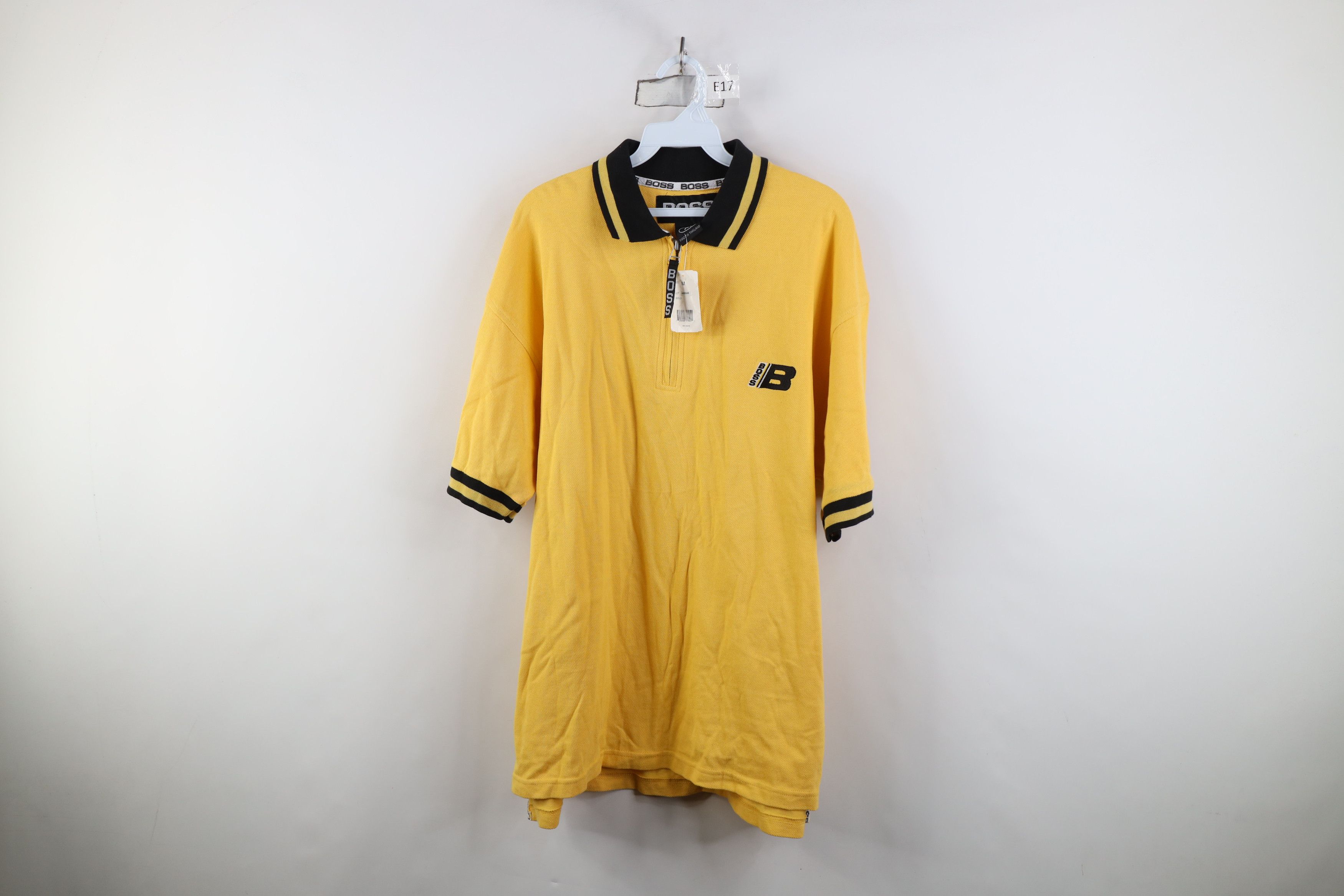 Vintage Deadstock Vintage 90s Y2K Streetwear Boss Half Zip Golf Polo Size US M / EU 48-50 / 2 - 1 Thumbnail