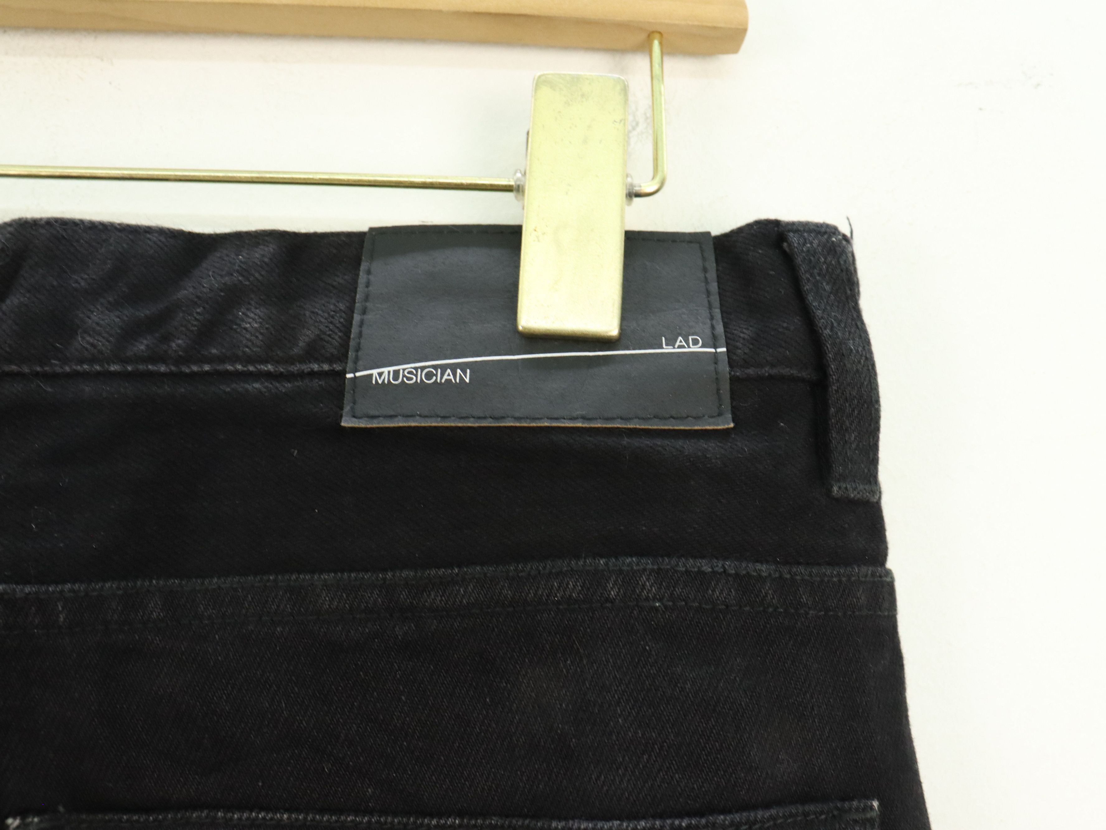 Lad Musician Lad Musician Black Jeans Pant Size US 31 - 10 Thumbnail