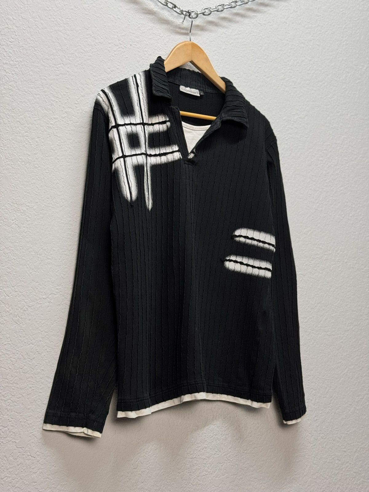 If Six Was Nine × Le Grande Bleu (L.G.B.) × Vintage VINTAGE SWEATER AVANT GARDE IF SIX WAS NINE STYLE GOTHIC Size US L / EU 52-54 / 3 - 10 Thumbnail