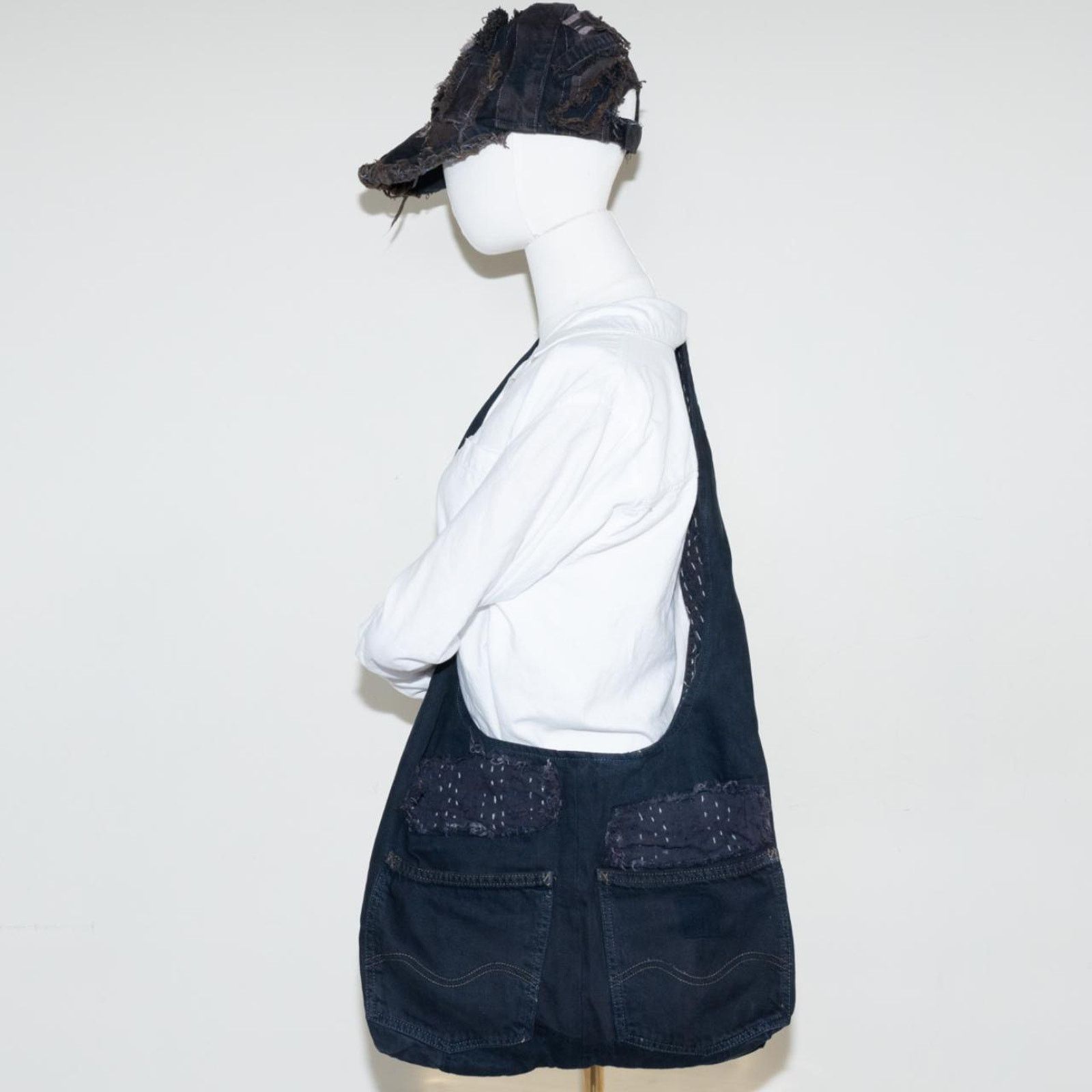 Carhartt Upcycled denim carhartt hobo bag / shoulder bag Size ONE SIZE - 2 Thumbnail