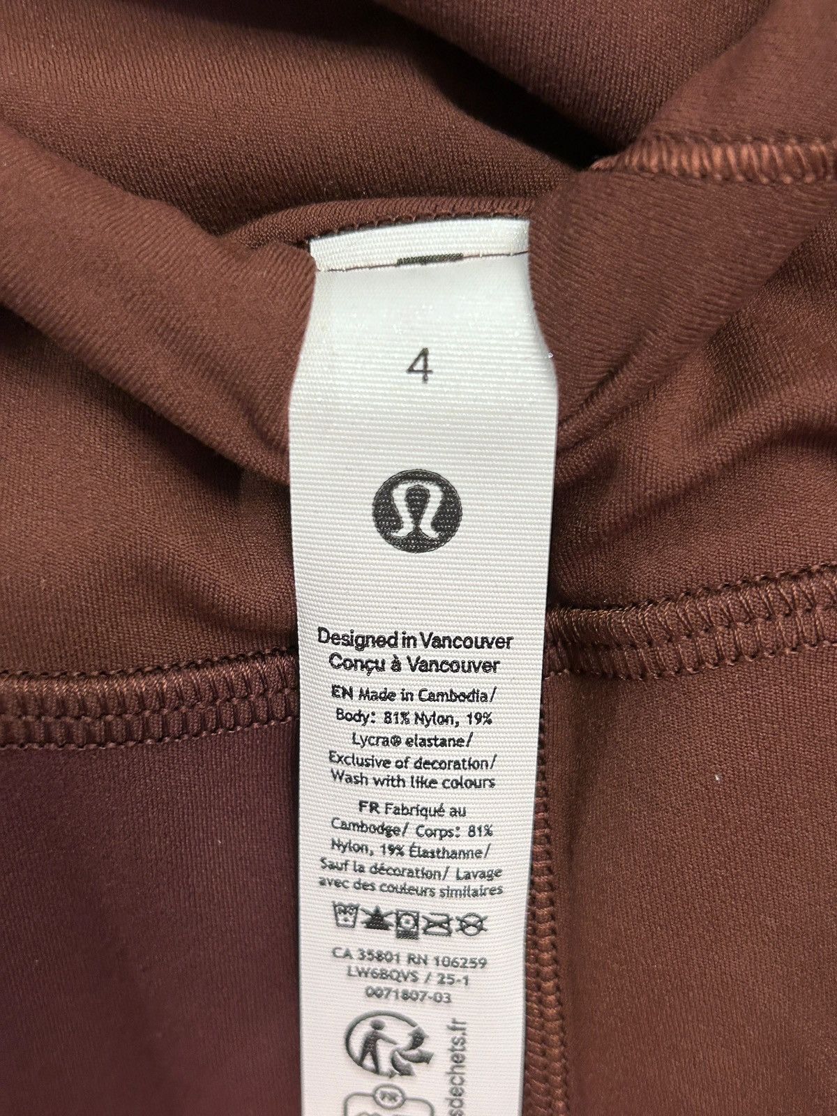 Lululemon lululemon Align High-Rise Crop 23" #4 Lava Cake Leggings Size 27" / US 4 / IT 40 - 8 Thumbnail