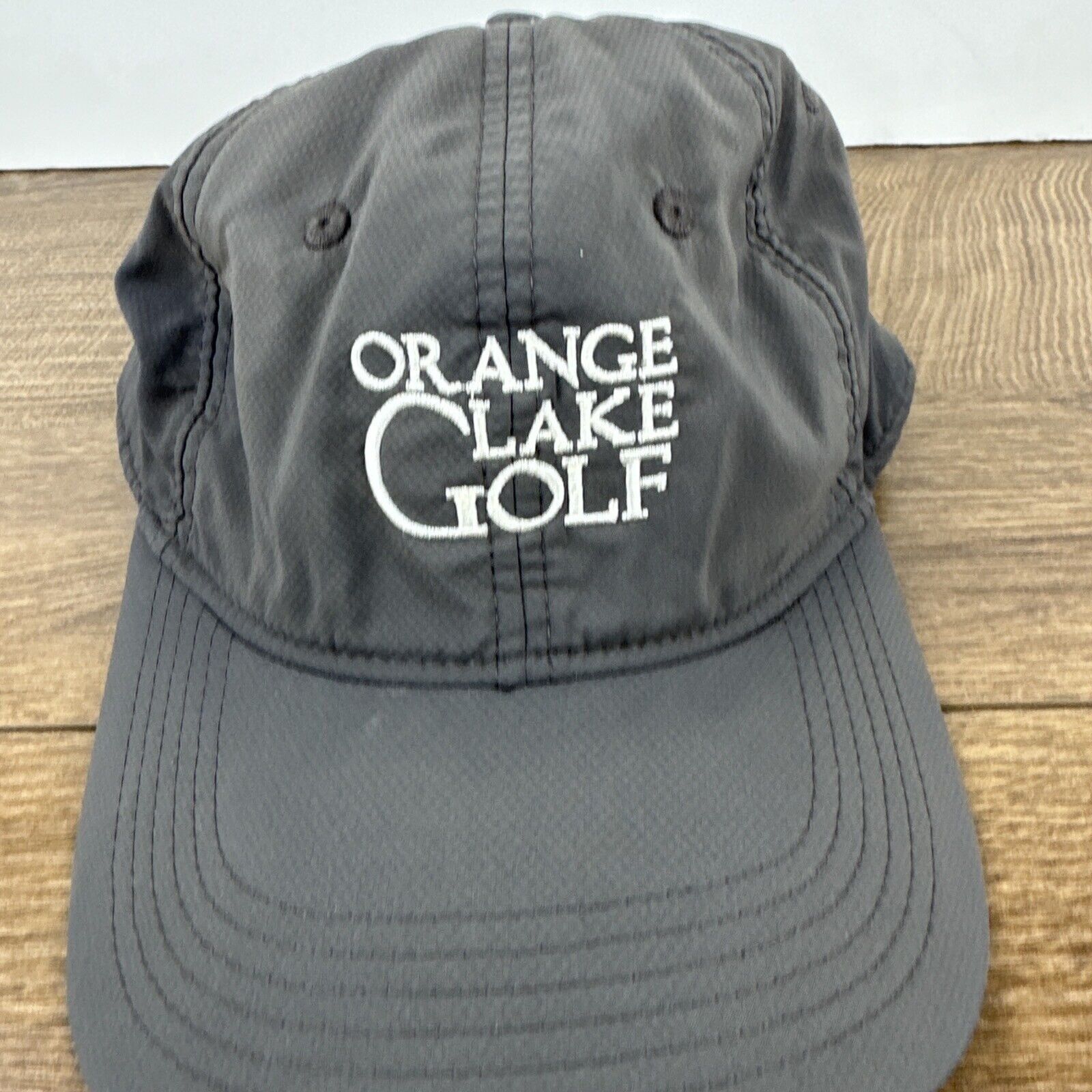 Other Orange Lake Golf Gray Hat Adjustable Adult Size Hat Cap Size ONE SIZE - 6 Thumbnail