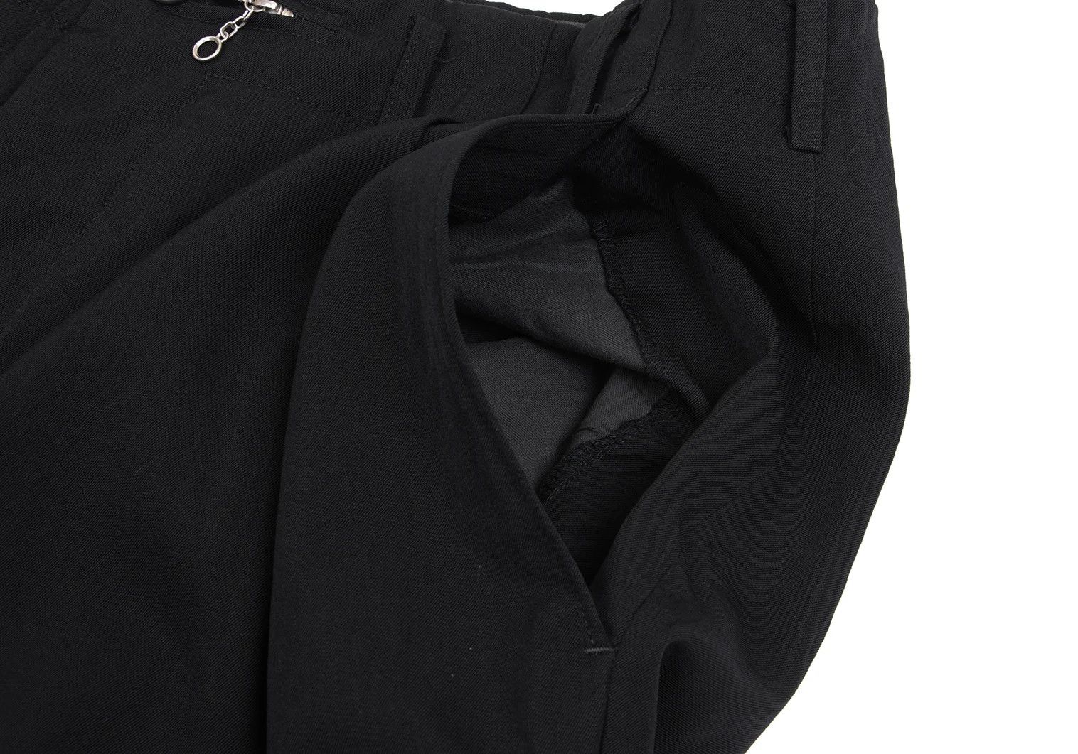 Yohji Yamamoto Yohji Yamamoto Wool Gabardine Zip Trousers Size US 38 / EU 54 - 5 Thumbnail