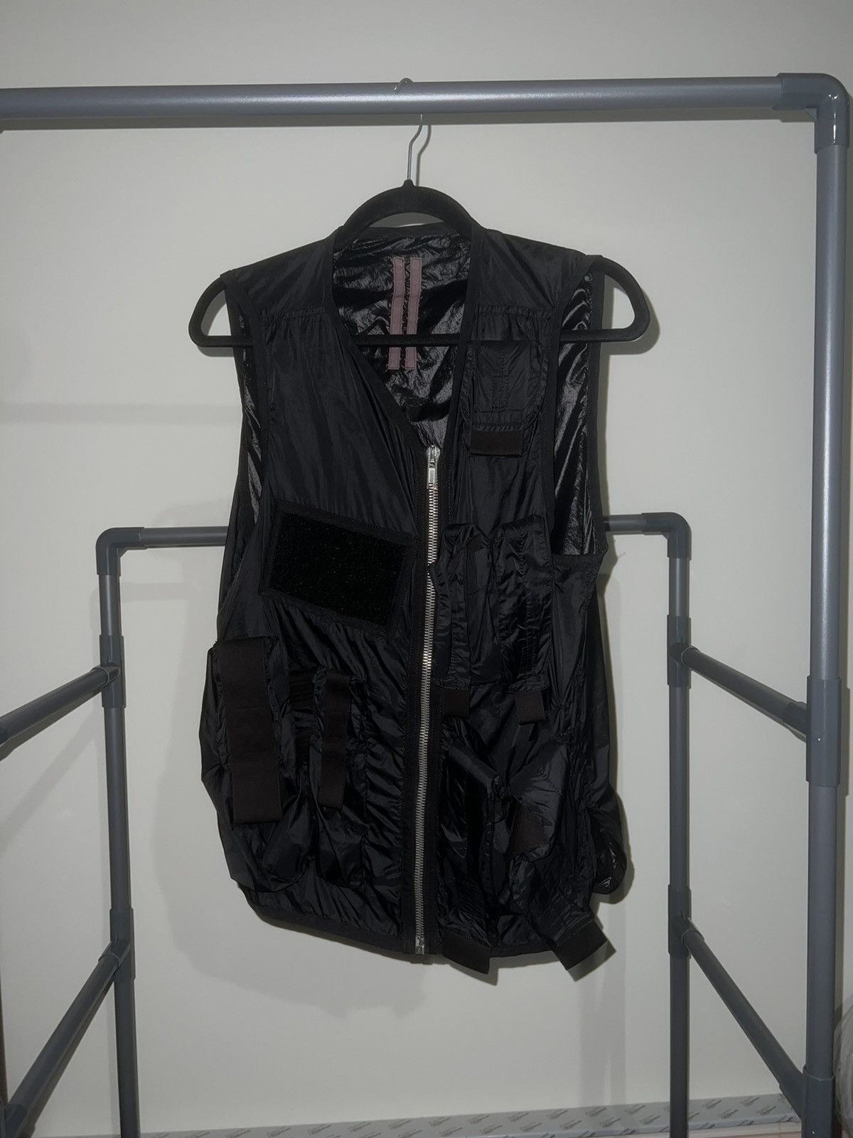 image of Rick Owens Ss15 Faun Vest in Black, Men's (Size Medium)