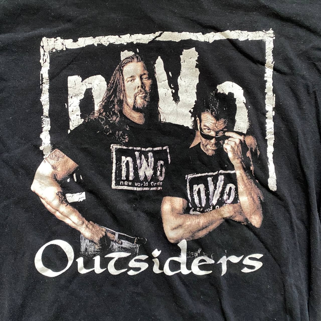 Vintage VINTAGE Y2K WWE WWF NWO UOTSIDERS AMAZING T SHIRT 223 Size US M / EU 48-50 / 2 - 2 Thumbnail