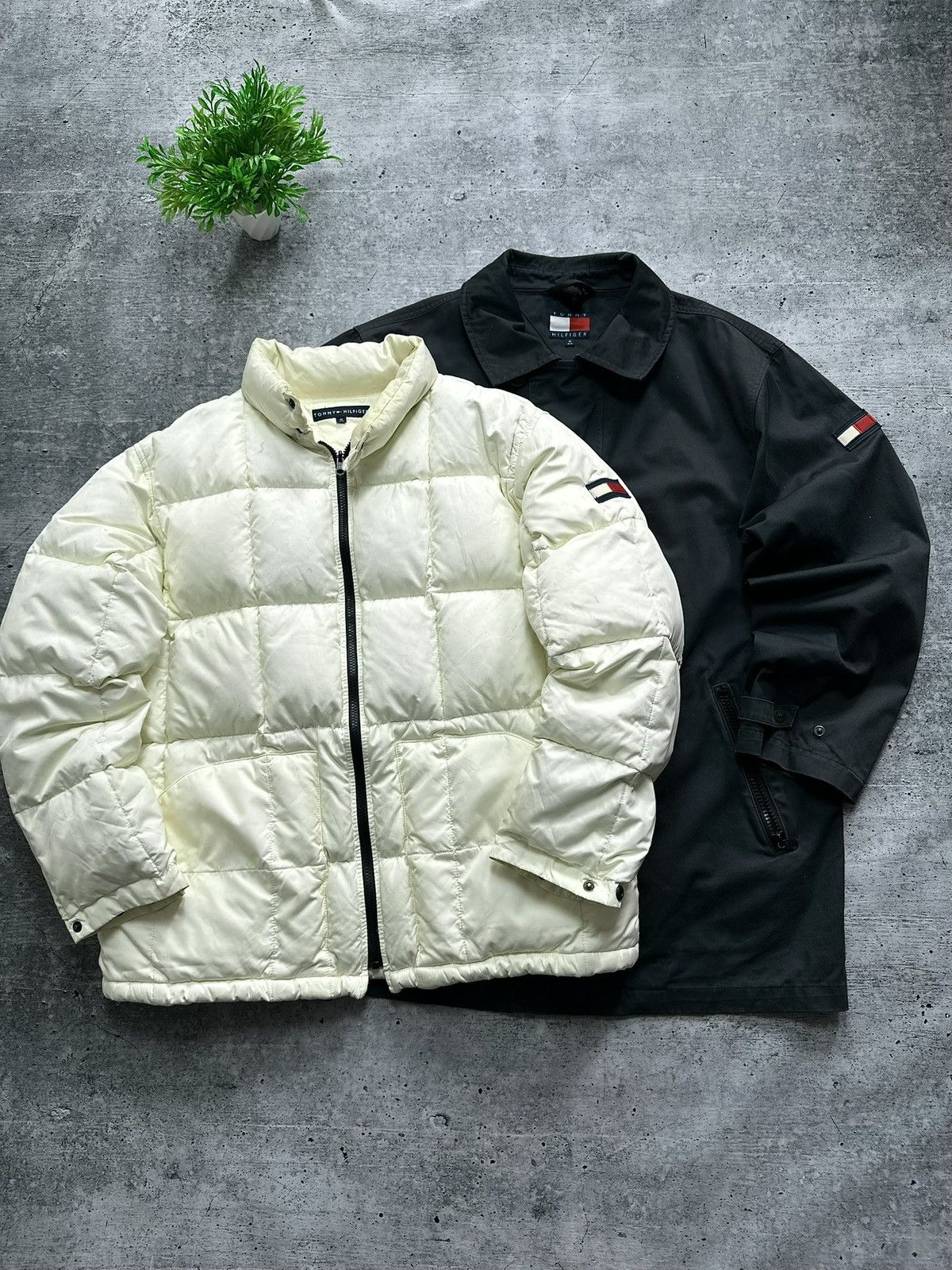 Tommy Hilfiger Vintage Tommy Hilfiger 3 in 1 Down Puffer Jacket Hype Coat Size US M / EU 48-50 / 2 - 1 Thumbnail