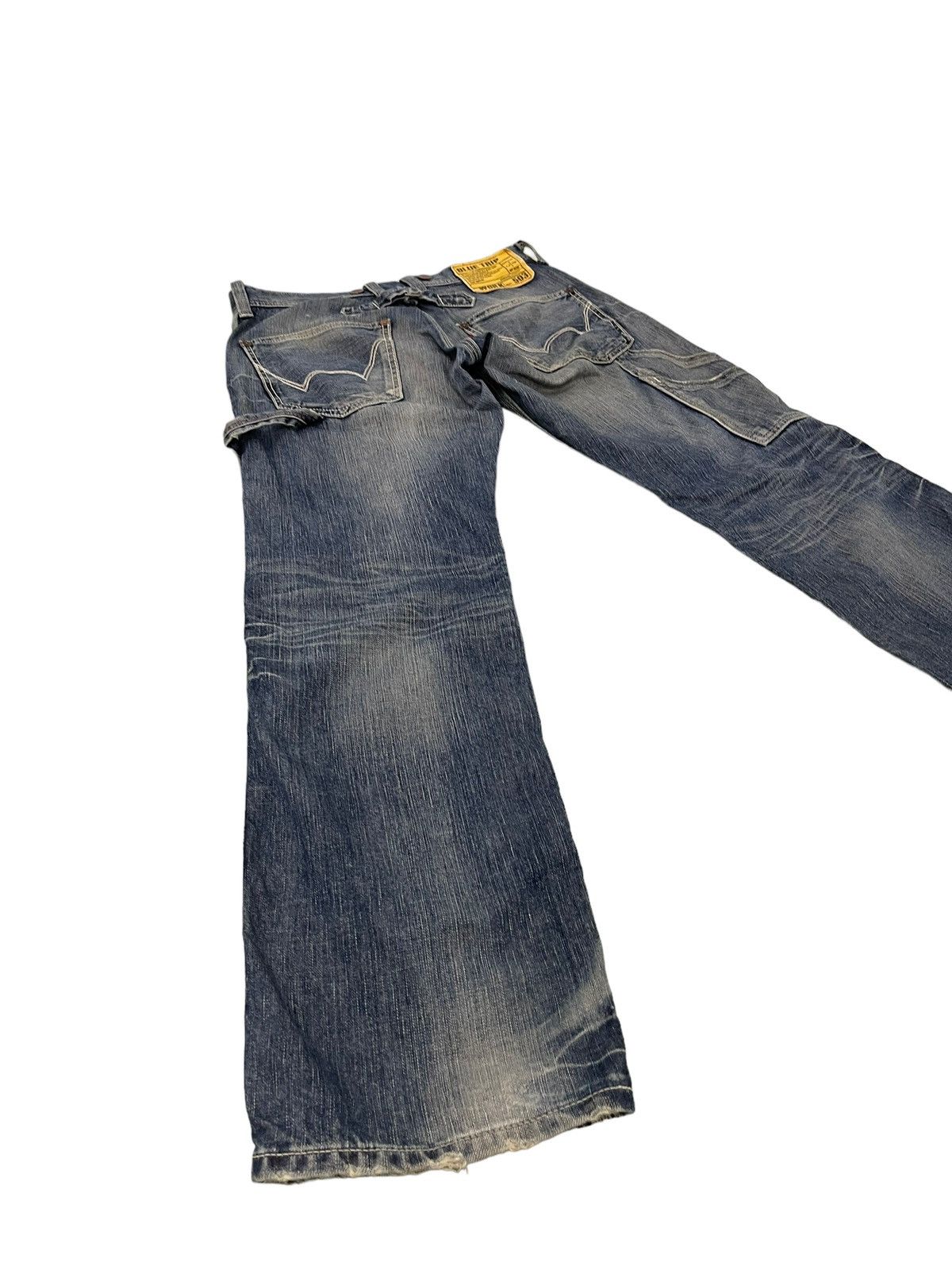 Edwin Carpenter Jeans Edwin Distress Faded Regular 7🟦4 Size US 32 / EU 48 - 3 Thumbnail