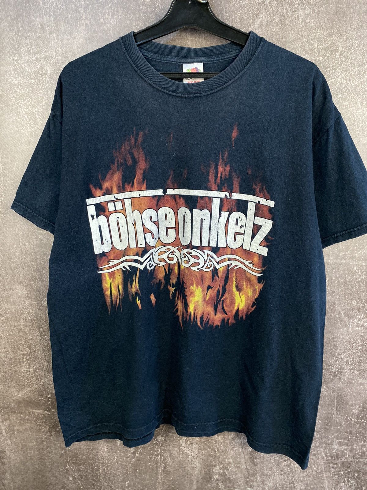 Band Tees Tshirt Vintage Bohse Onkelz Band Tee 90s Rock Metal Size US XL / EU 56 / 4 - 1 Thumbnail