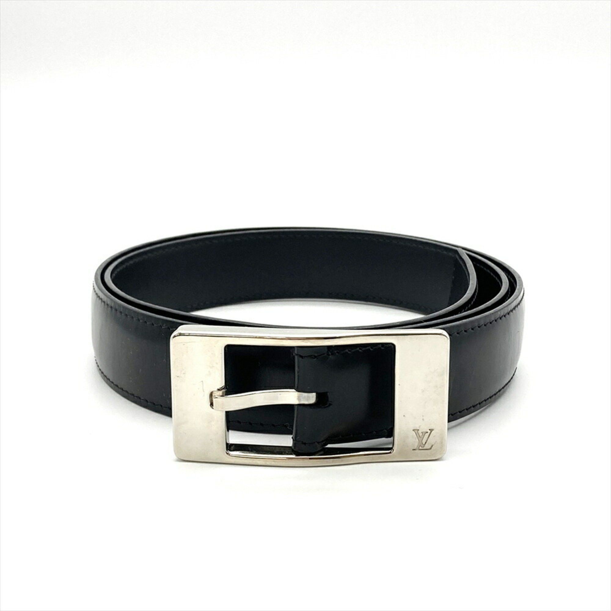 Louis Vuitton Louis Vuitton Santur Mirage Belt Leather M9831 Black C111 95cm 36inch Men's Size ONE SIZE - 1 Thumbnail