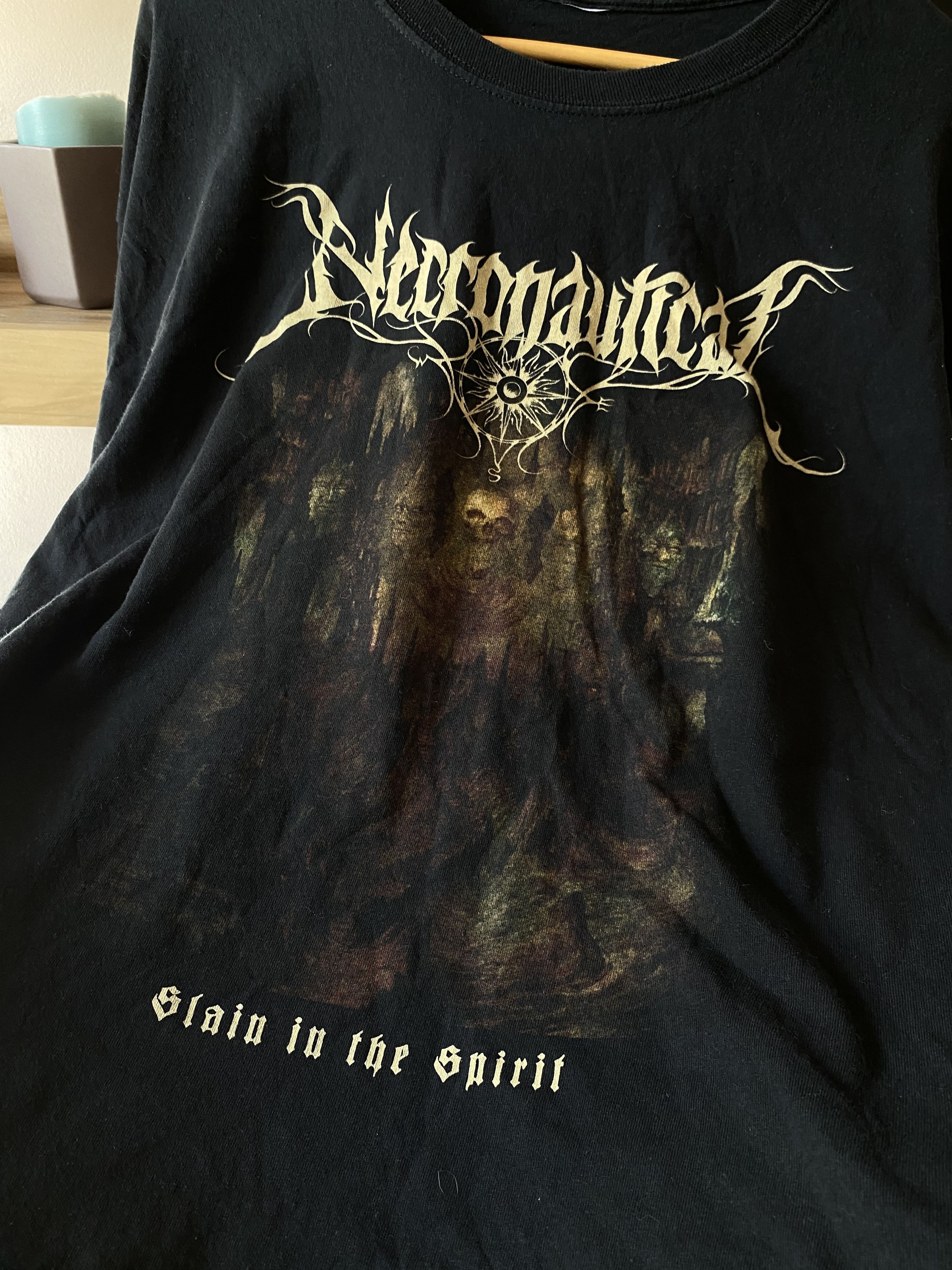 Band Tees × Vintage Necronautical Long Sleeve Shirt Slain In The Spirit - XL Size US XL / EU 56 / 4 - 5 Thumbnail