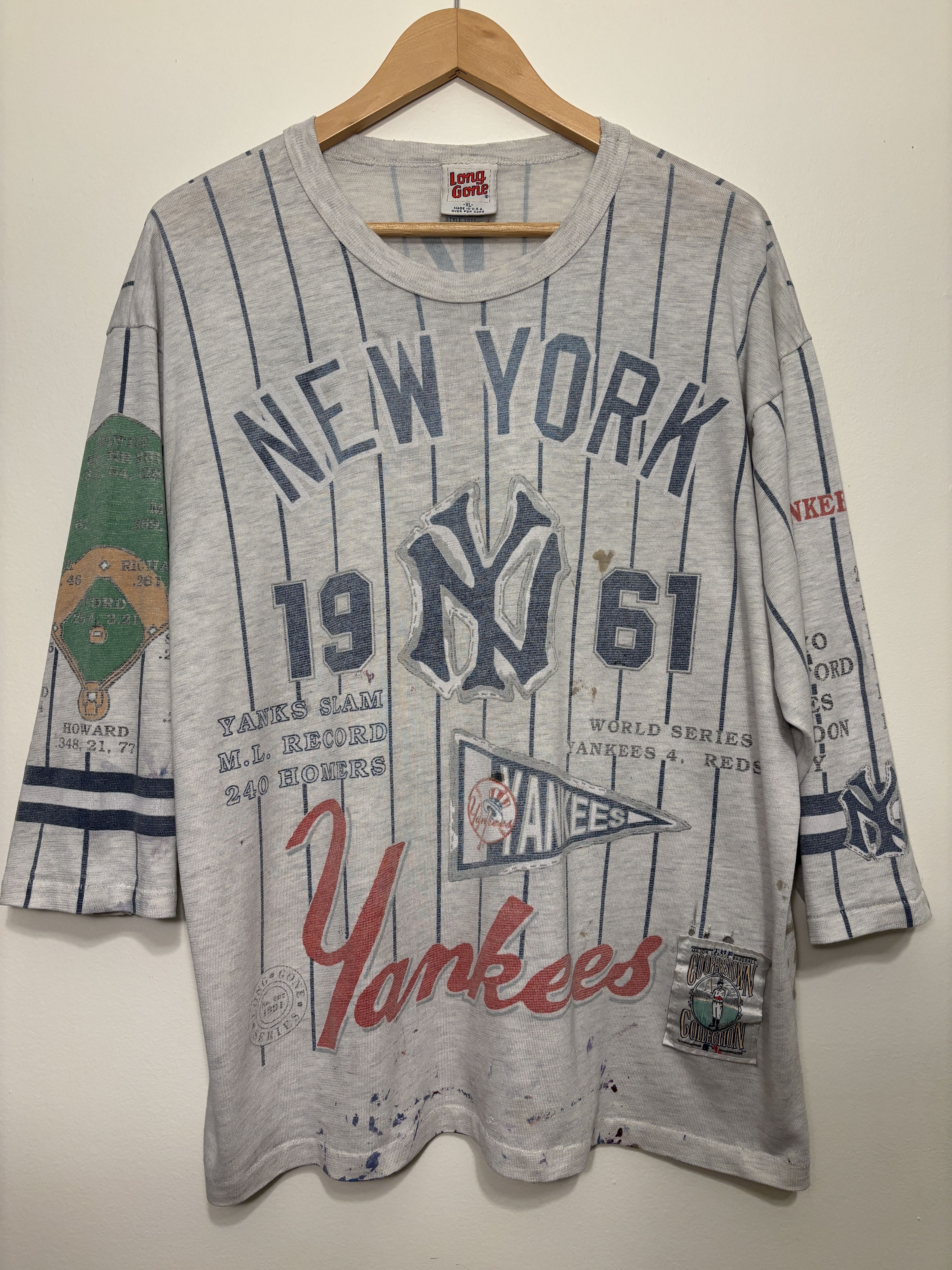 1990s New York Yankees 1961 MLB World Champions Tee T Shirt