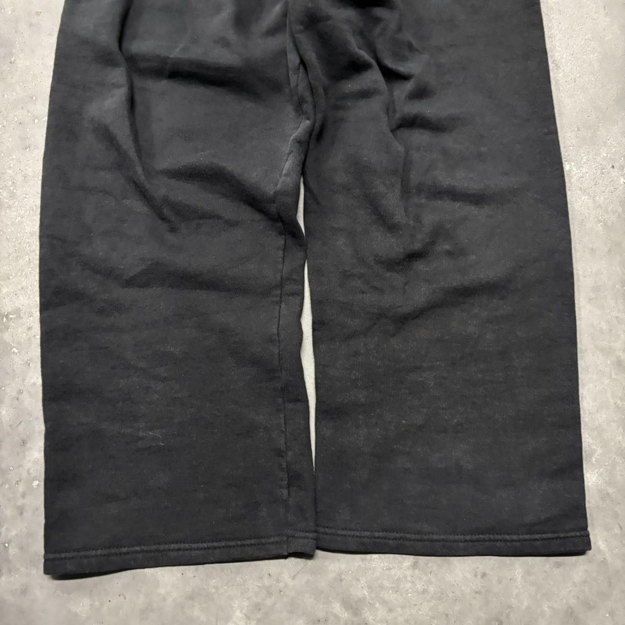 Japanese Brand × Vintage Crazy Vintage Y2K/2000s Black Essential Sweatpants! Size US 30 / EU 46 - 5 Thumbnail