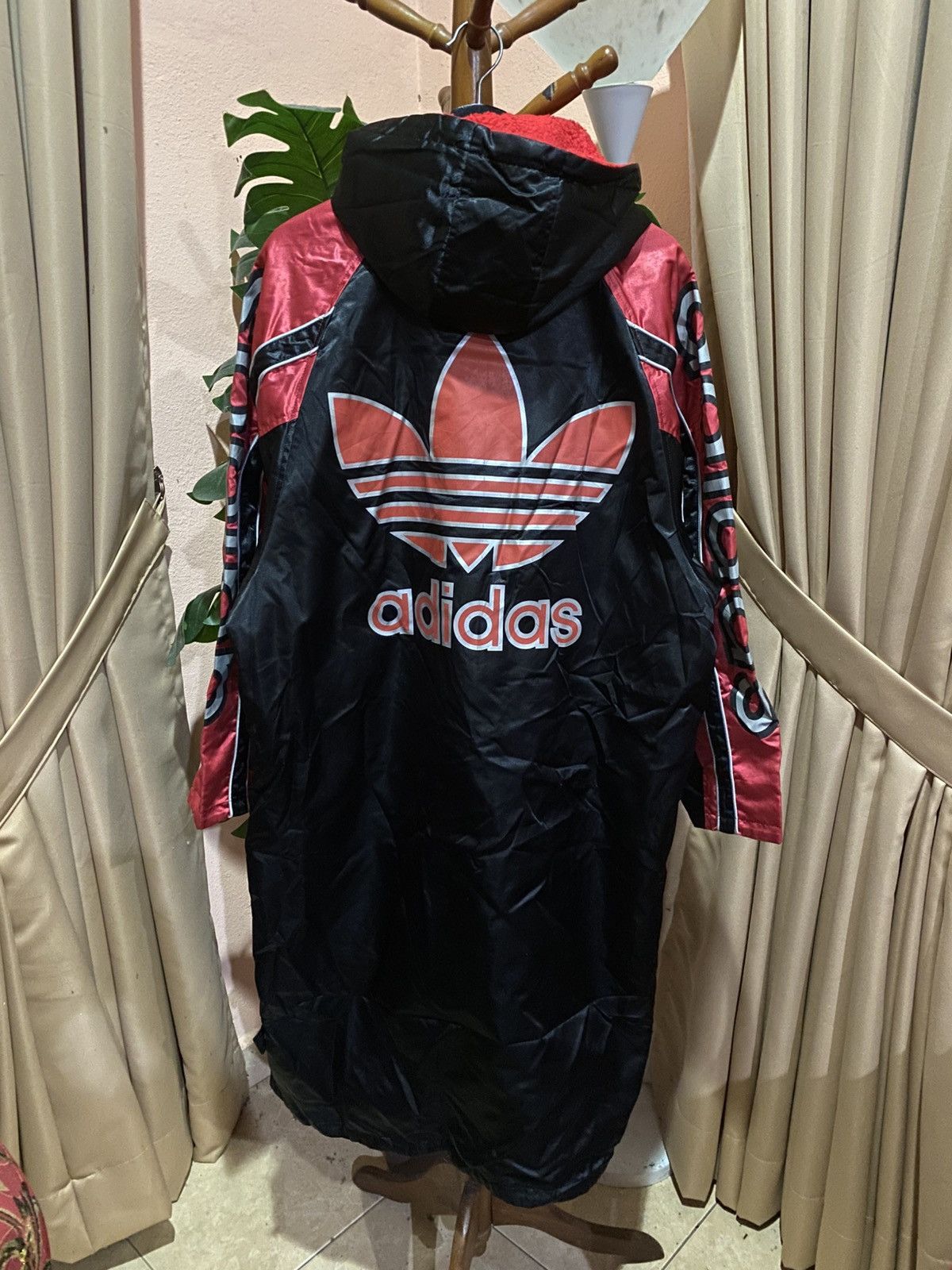 Adidas VINTAGE ADIDAS RUN DMC MASTER JAY RAINCOAT LONG COAT Size US M / EU 48-50 / 2 - 4 Thumbnail