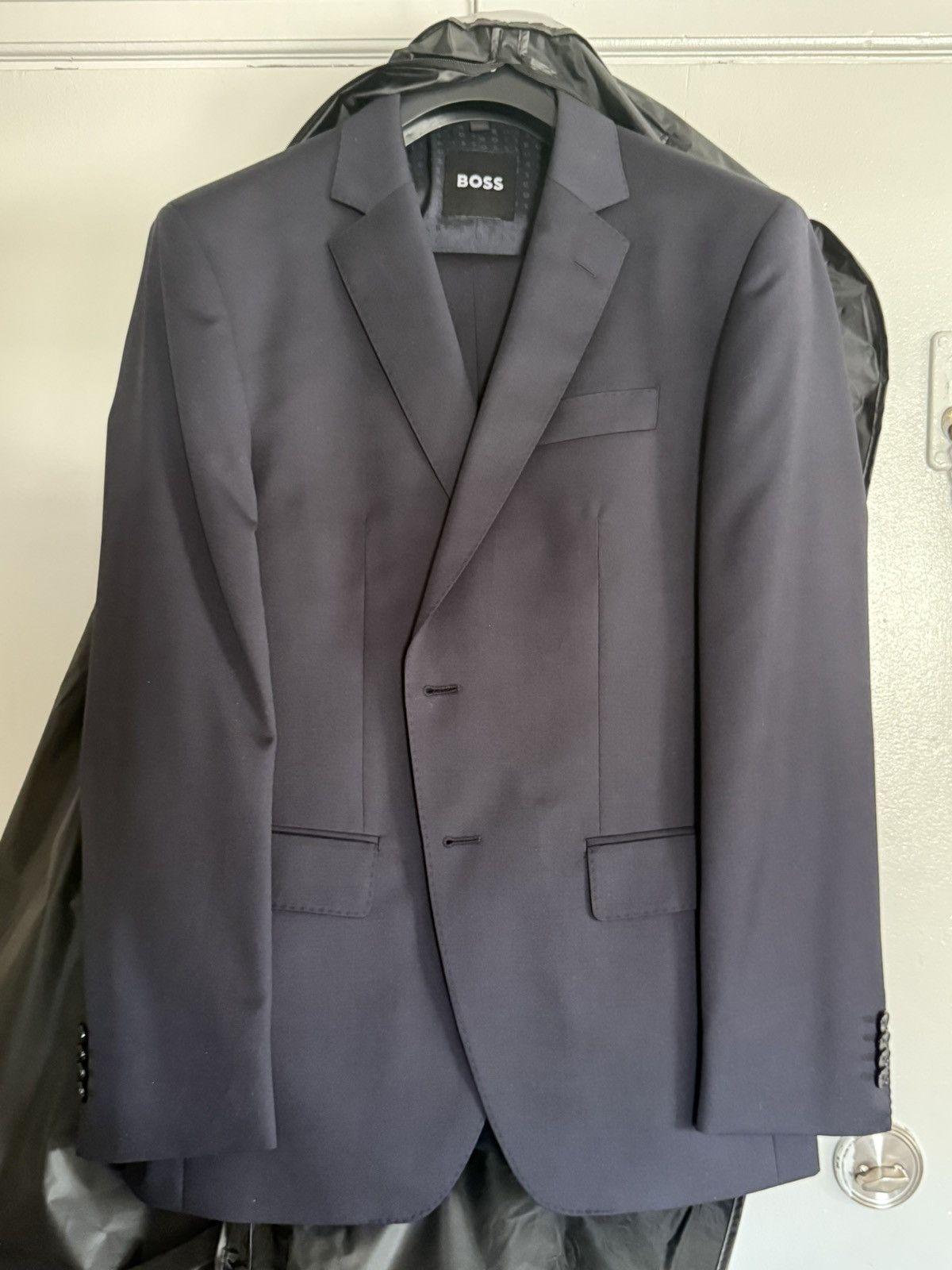 Hugo Boss NWT Boss suits with pants. New not hemmed pure wool Size 38S - 1 Thumbnail