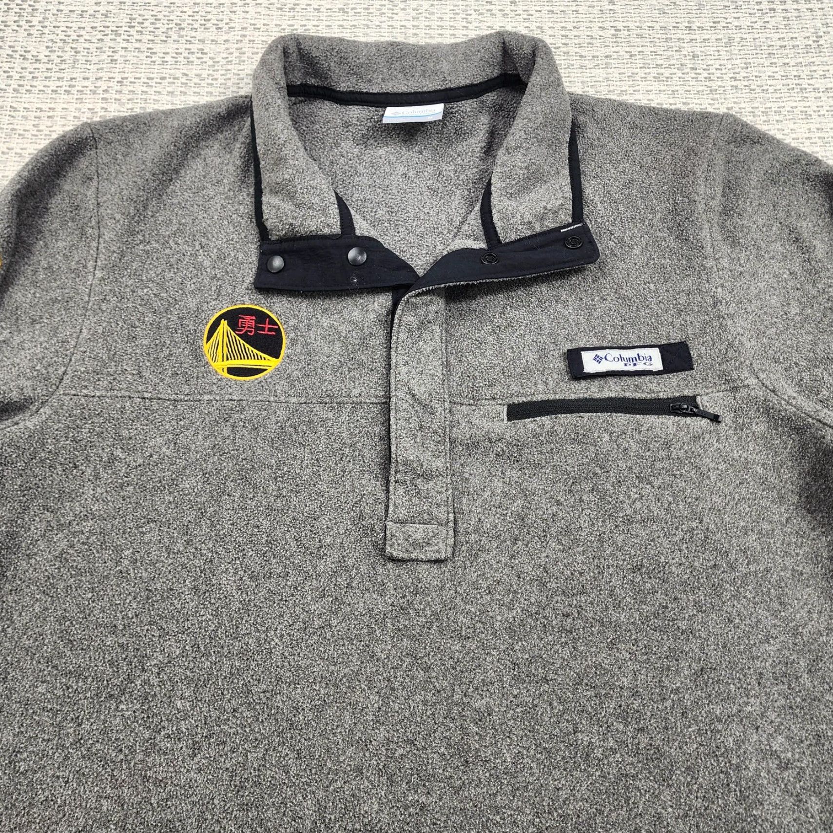 Vintage Columbia PFG Pullover Sweater Mens Medium PFG Golden State Warriors Monkey Patch Size US M / EU 48-50 / 2 - 2 Thumbnail