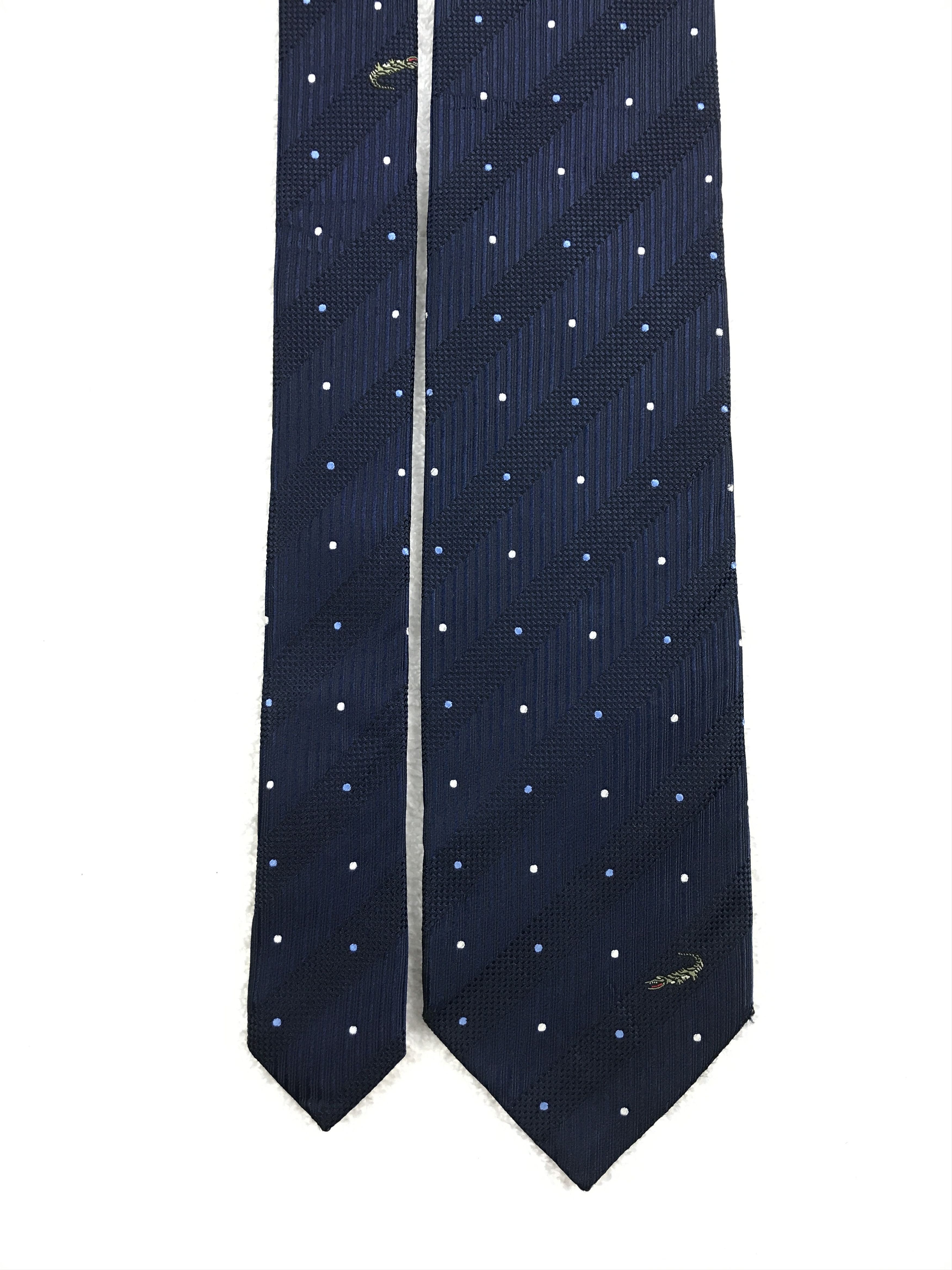 Designer × Vintage Vintage Crocodile Silk Necktie Size ONE SIZE - 3 Thumbnail