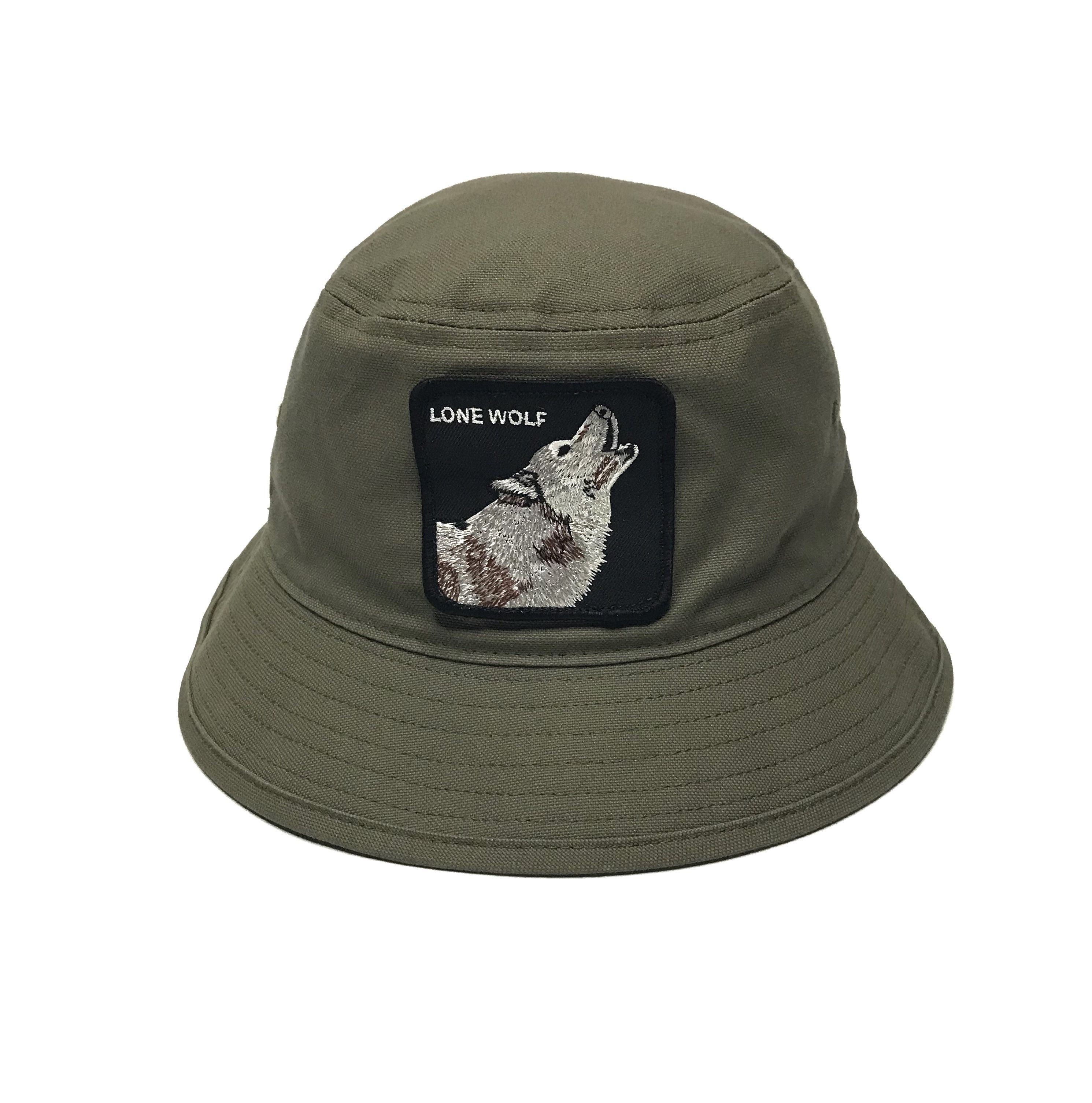 Goorin Bros. Goorin Bros. Lone Wolf Bucket Hat Cap Khaki Size ONE SIZE - 1 Thumbnail