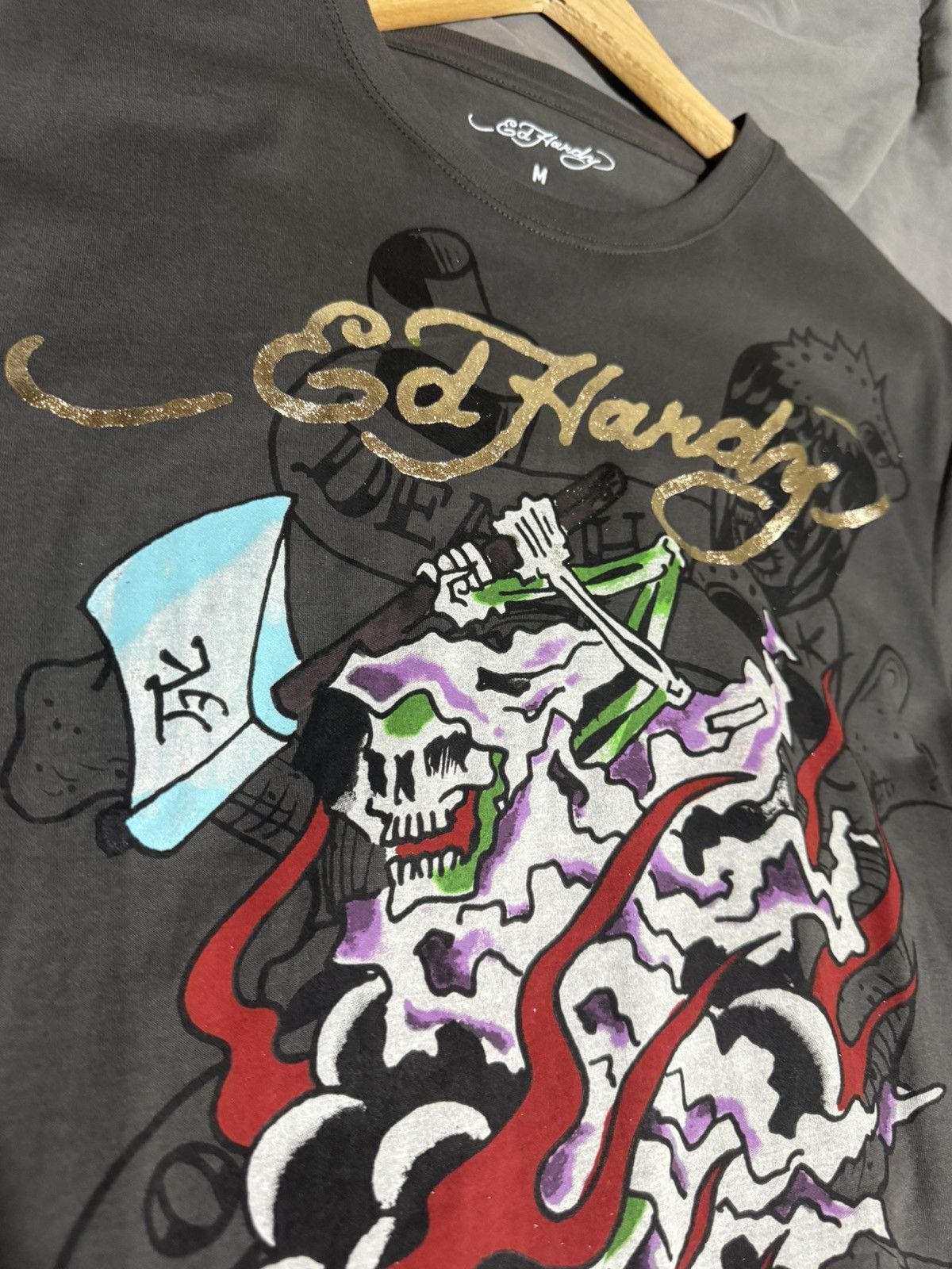 Ed Hardy Ed Hardy Reaper T-shirt Size US M / EU 48-50 / 2 - 2 Thumbnail