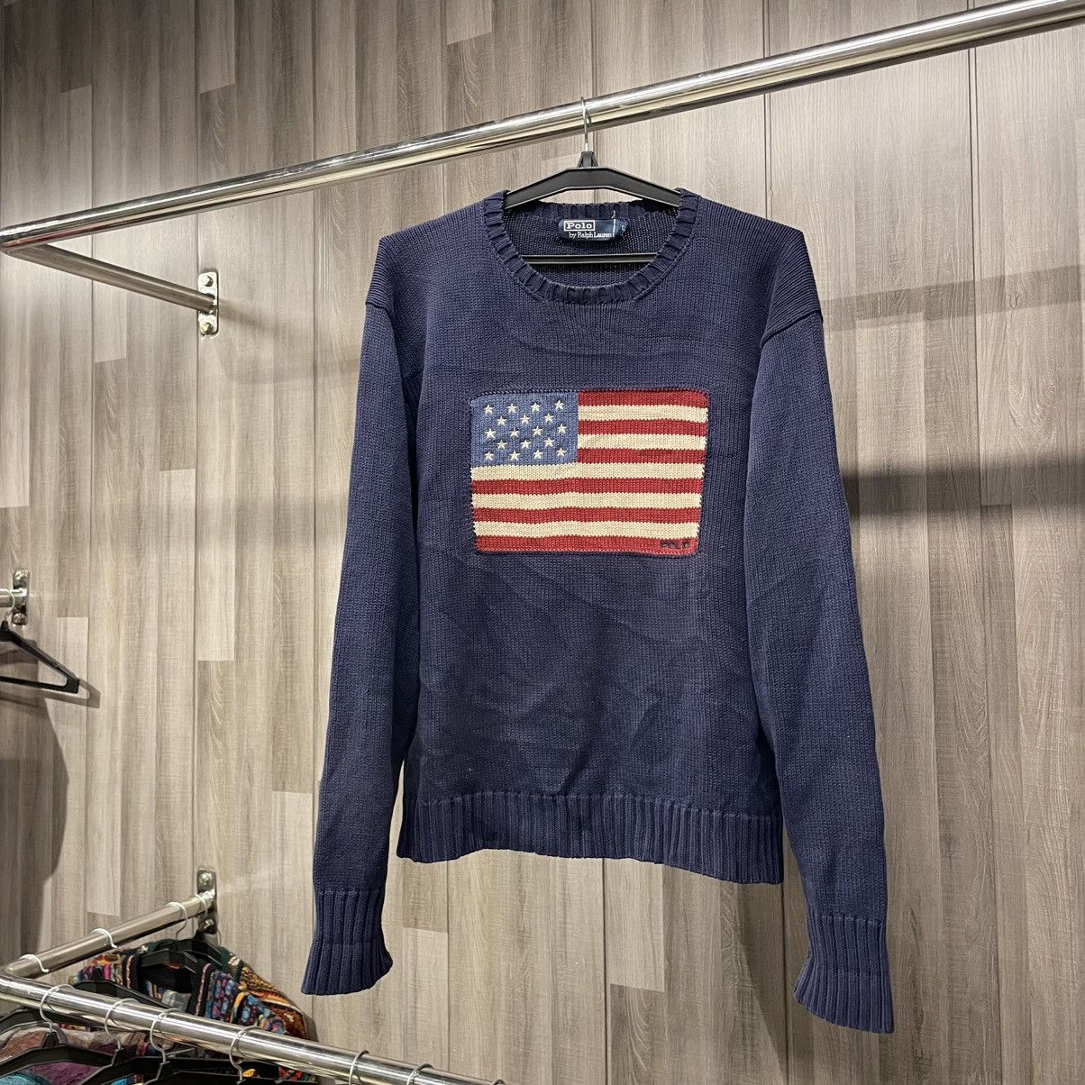 Polo Ralph Lauren Polo Ralph Lauren American Flag Sweater Size US L / EU 52-54 / 3 - 2 Thumbnail