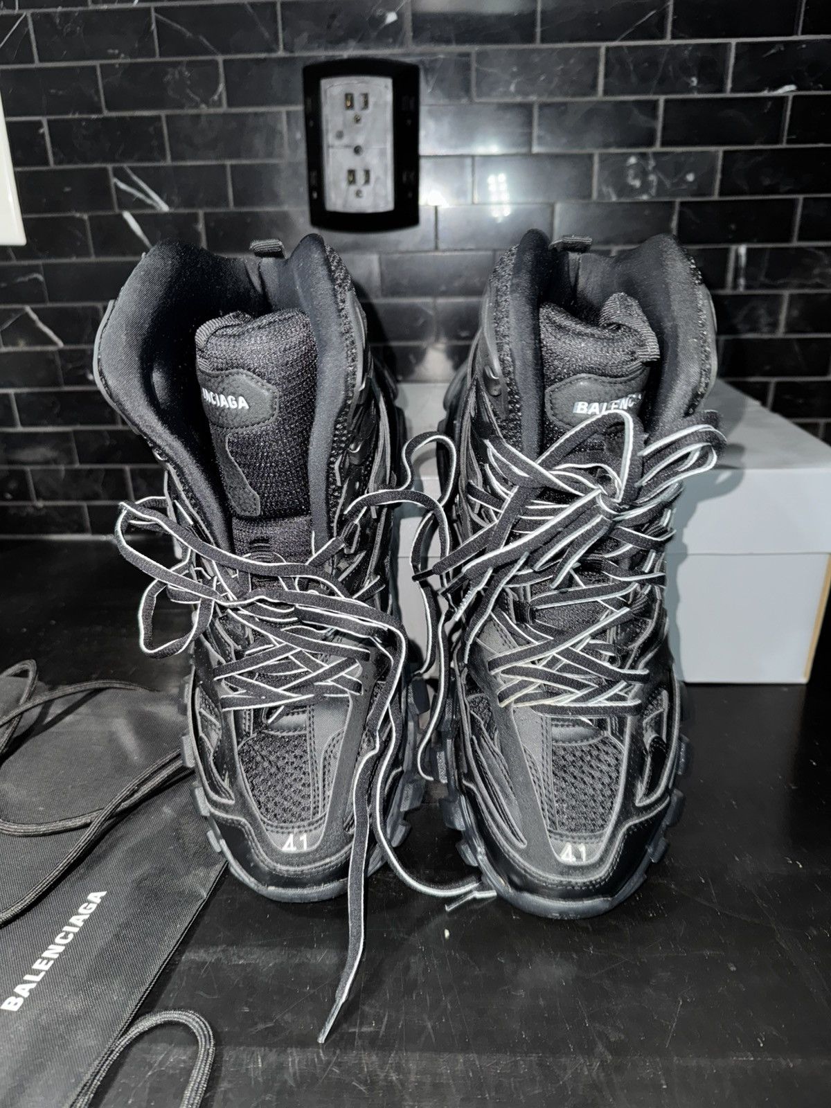 Balenciaga Balenciaga Track hike boots black Size US 8.5 / EU 41-42 - 5 Thumbnail