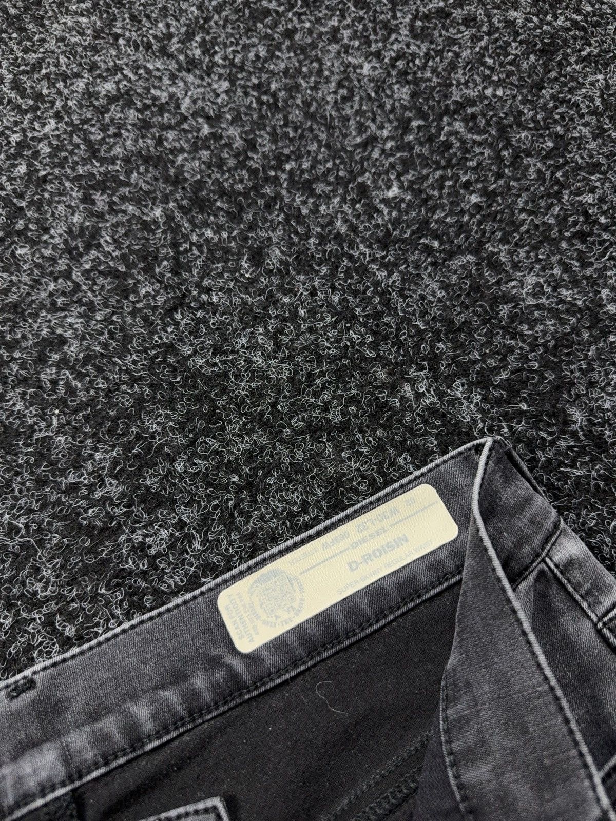 Diesel Luxury 00s Diesel D-Roisin Grey Wash Super Skinny Y2K Jeans Size 30" / US 8 / IT 44 - 9 Thumbnail