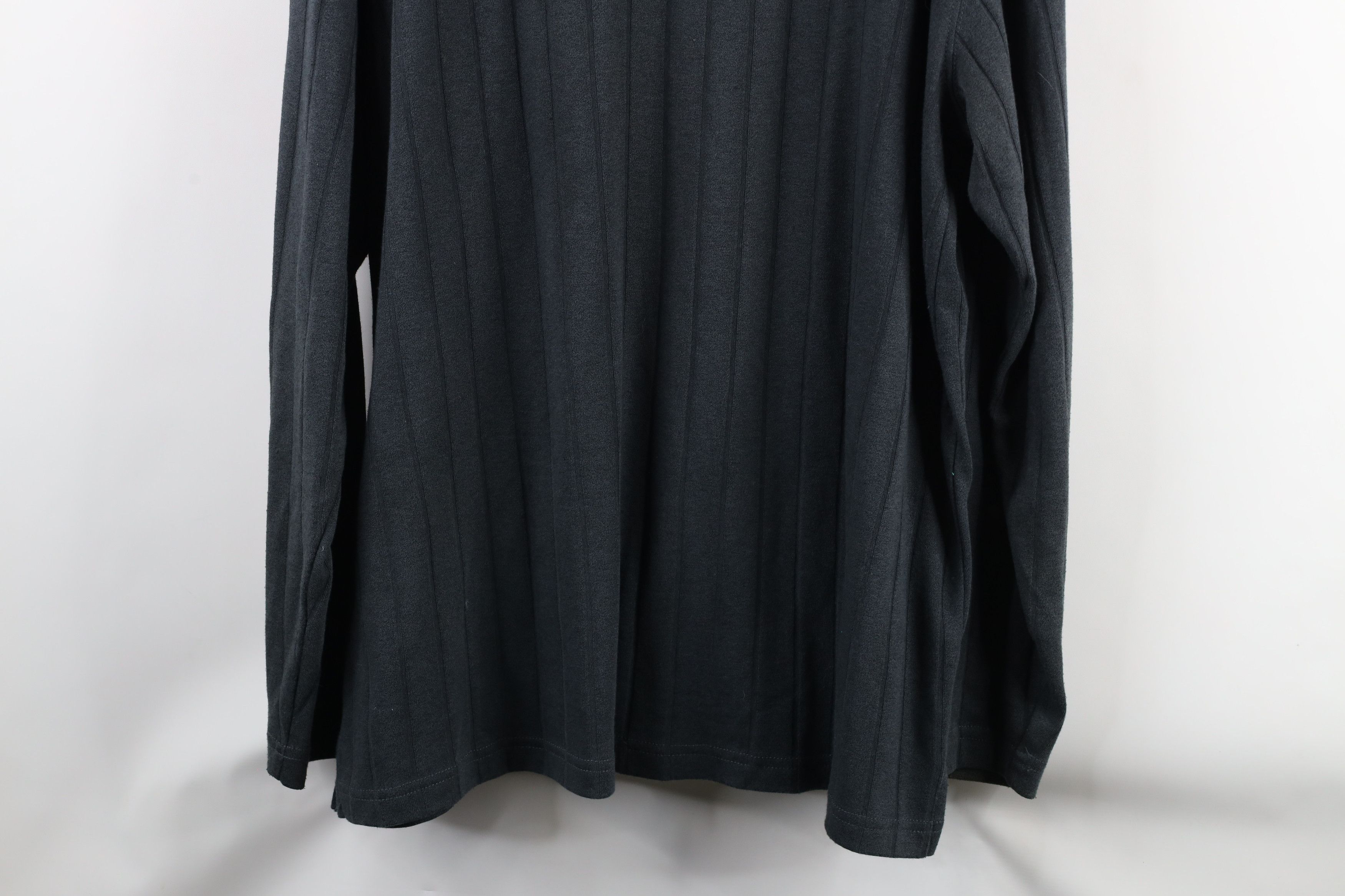 Vintage Vintage 90s Streetwear Ribbed Knit Long Sleeve Rugby Polo Size US XL / EU 56 / 4 - 11 Thumbnail