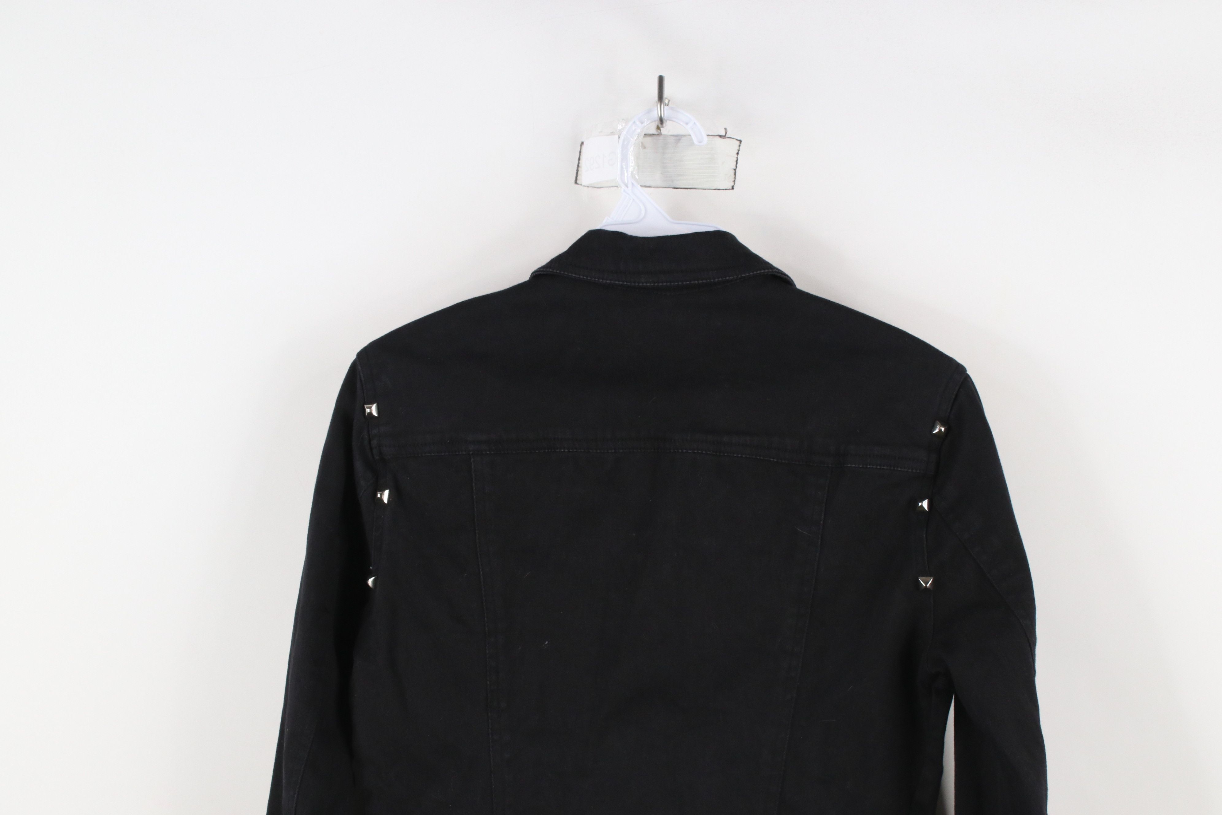 Vintage Vintage 90s Y2K Tripp NYC Gothic Rave Studded Denim Jacket Size M / US 6-8 / IT 42-44 - 14 Thumbnail