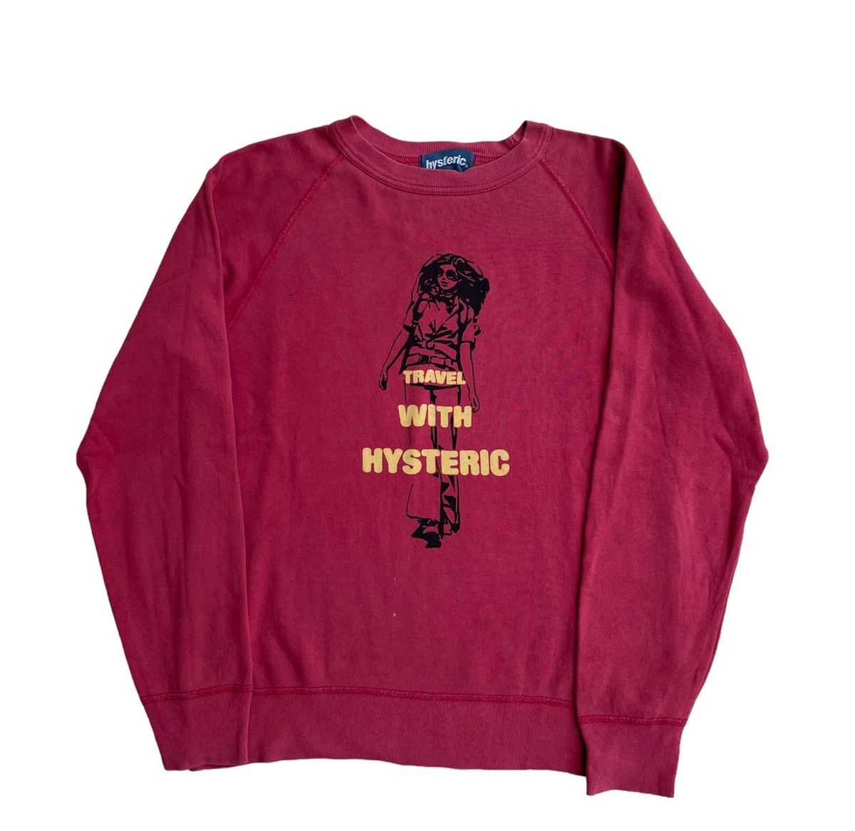 Pre-owned Hysteric Glamour X Vintage Hysteric Glamour Crewneck In Red