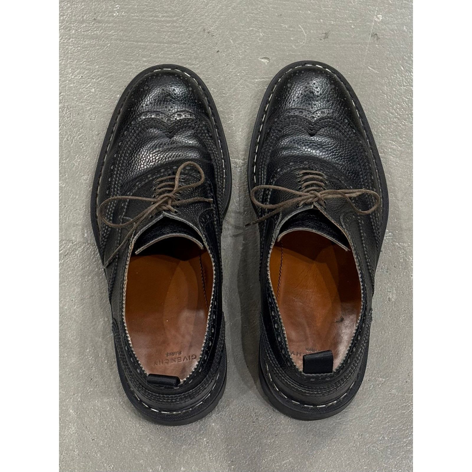 Givenchy 2010s Givenchy by Riccardo Tisci metal seam derby shoes Size US 12 / IT 42 - 7 Thumbnail