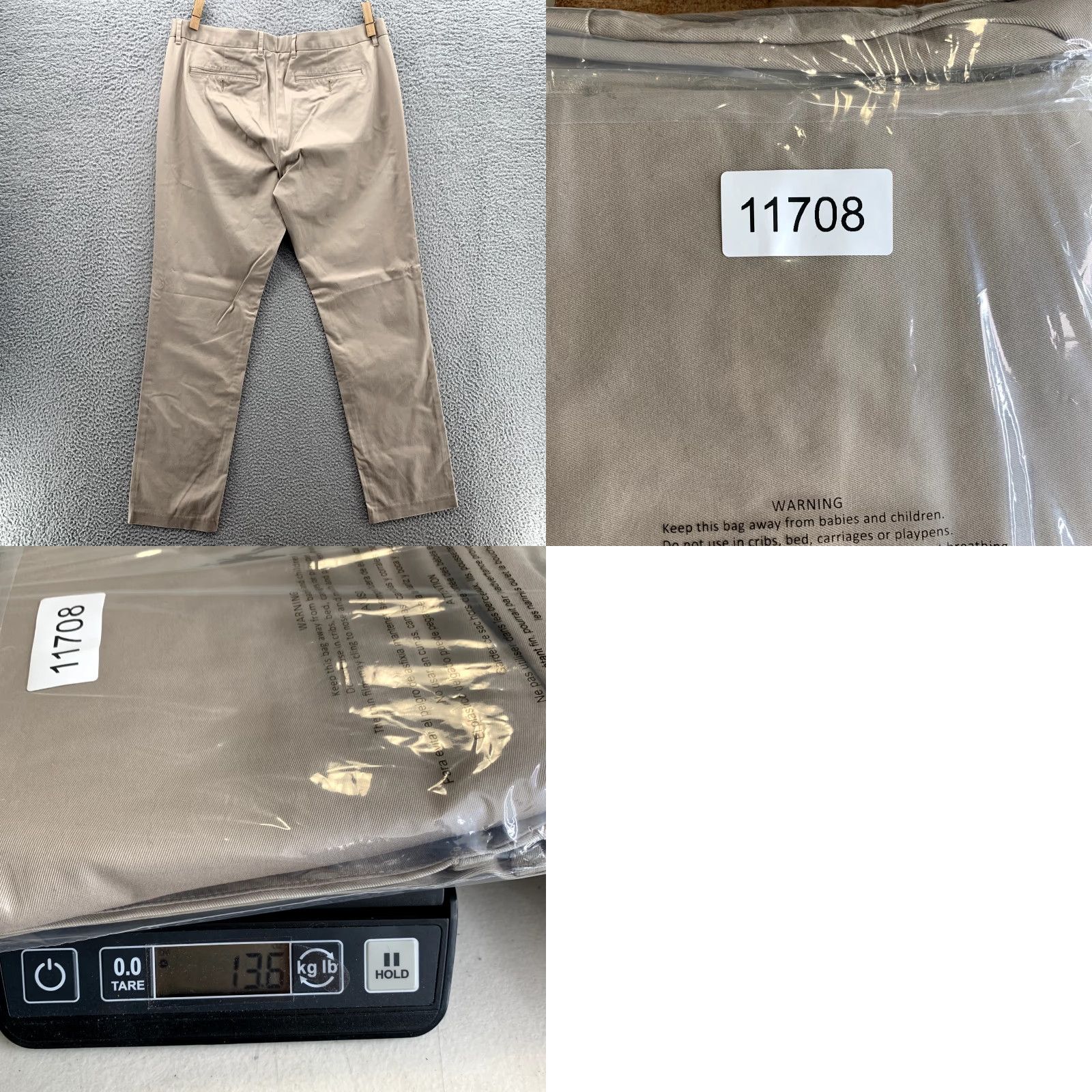 Bonobos Bonobos Chino Pants 38x33 Khaki - Bonobos Weekday Warrior / Chino / Regular / Beige / 90s Preppy Office Travel Business Casual Mens Size US 38 / EU 54 - 9 Thumbnail