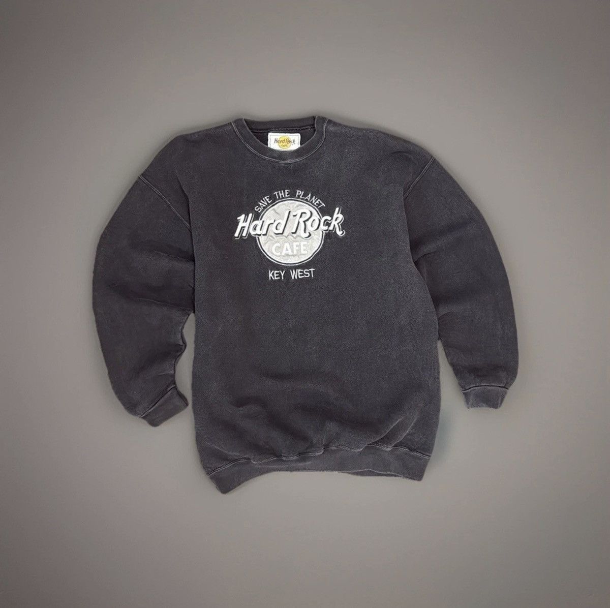Hard Rock Cafe Vintage 90s Hard Rock Cafe Crewneck Sweatshirt XL Size US XL / EU 56 / 4 - 1 Thumbnail