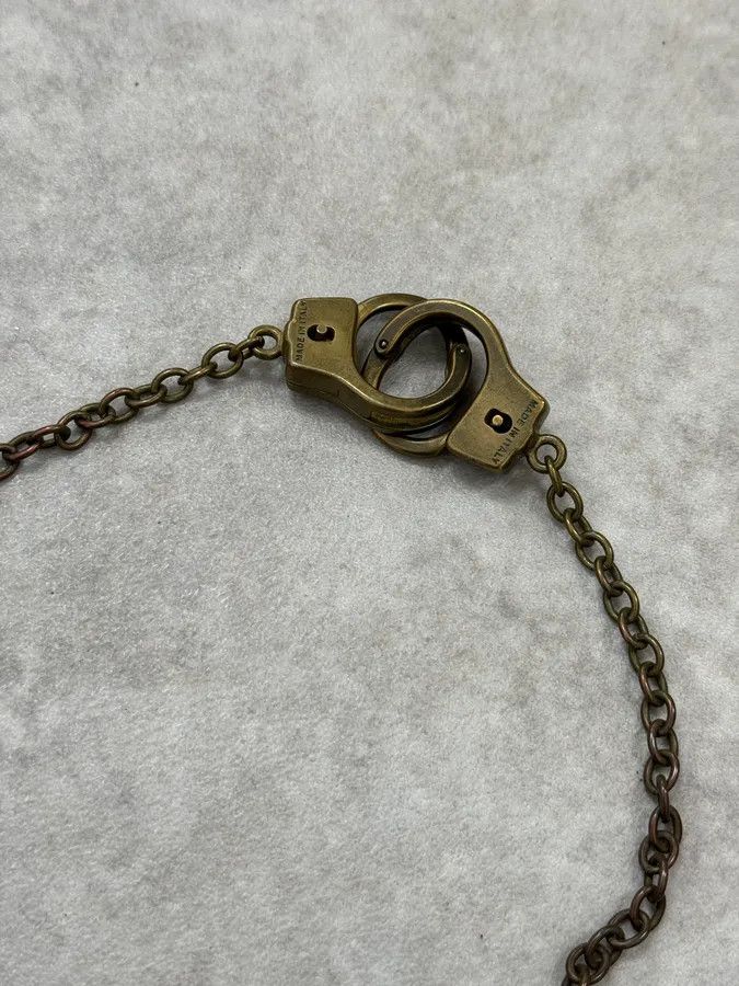 Dsquared2 2015 Dsquared2 Gold Brass Handcuff Chain Necklace Penitentiary Edition Size ONE SIZE - 3 Thumbnail