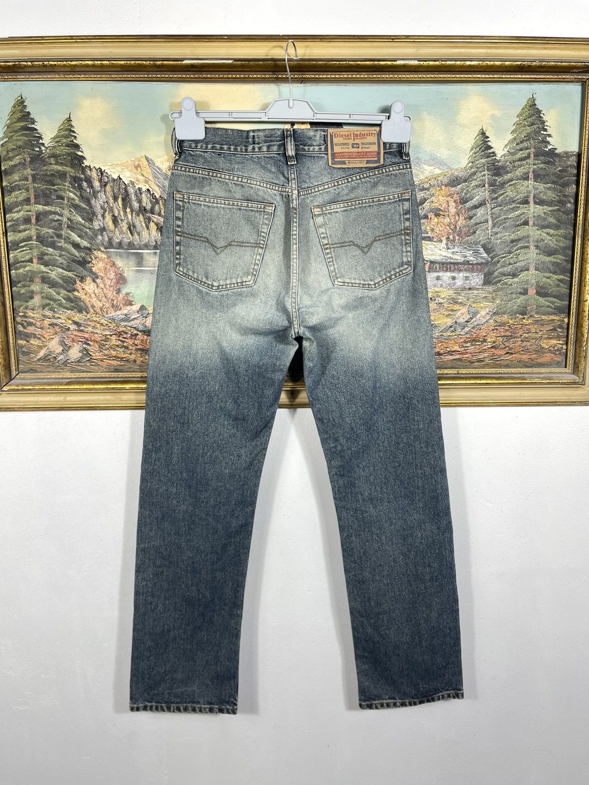 Diesel × Vintage Diesel retro 00s pants washed skate hiphop drip swag cyber Size US 30 / EU 46 - 2 Thumbnail