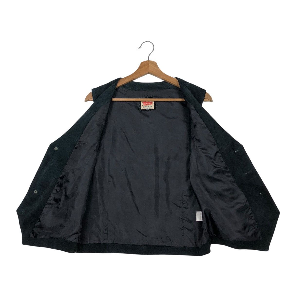 Genuine Leather 📌Vintage Leather Vest Biker Gumuintl Union Made Size US L / EU 52-54 / 3 - 14 Thumbnail