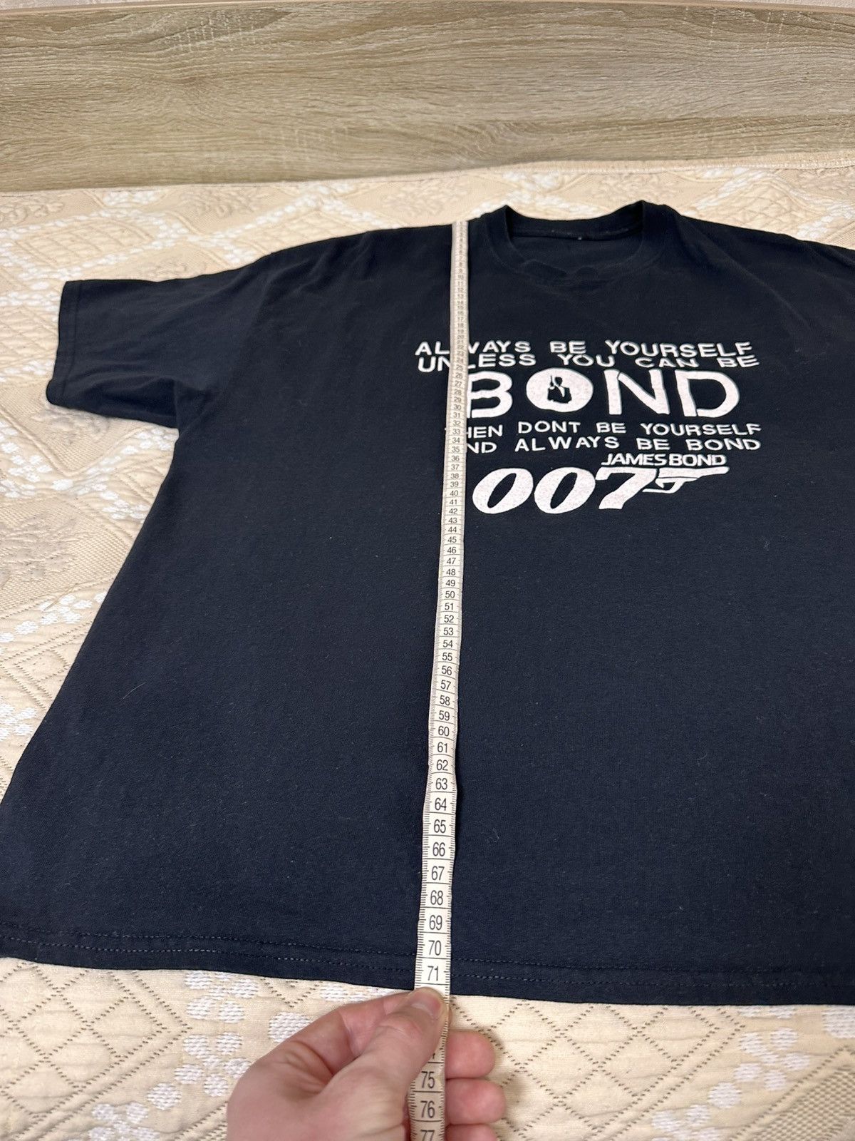 Vintage 🔥 RARE James Bond Agent 007 Vintage Movie T Shirt Size US XL / EU 56 / 4 - 9 Thumbnail