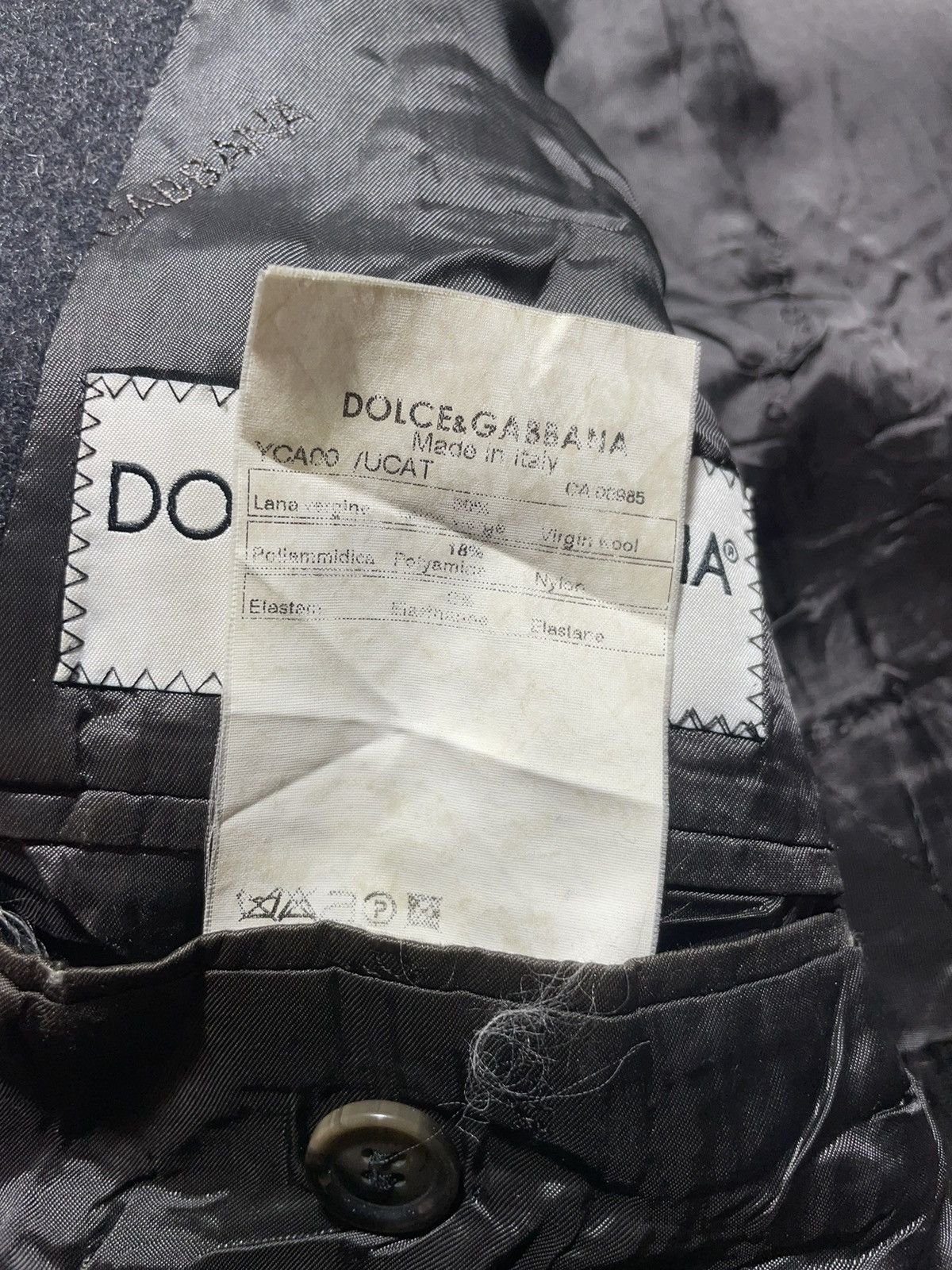 Dolce & Gabbana Dolce Gabbana Wool Coat Size US L / EU 52-54 / 3 - 14 Thumbnail